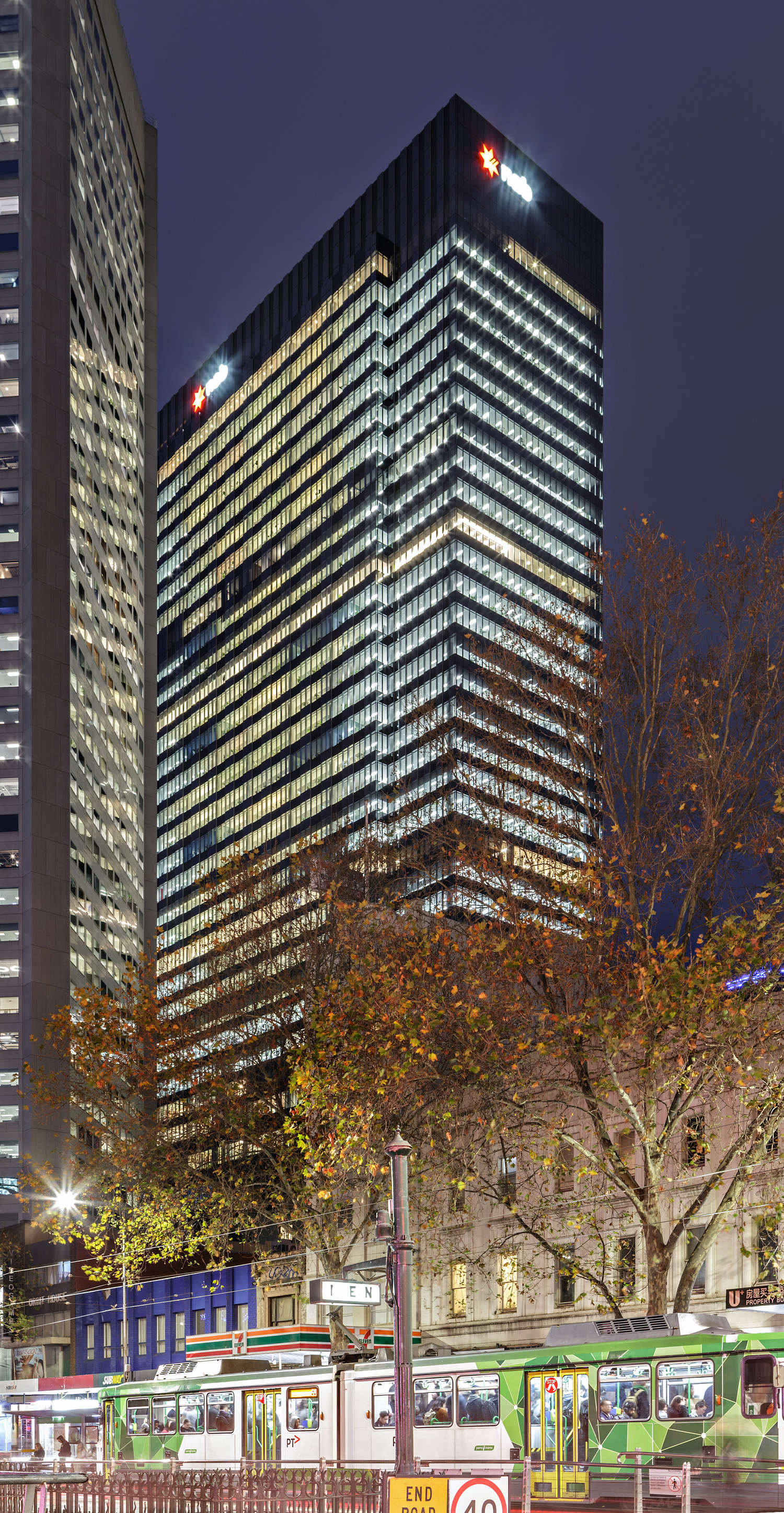 405 Bourke Street - View from the north 
