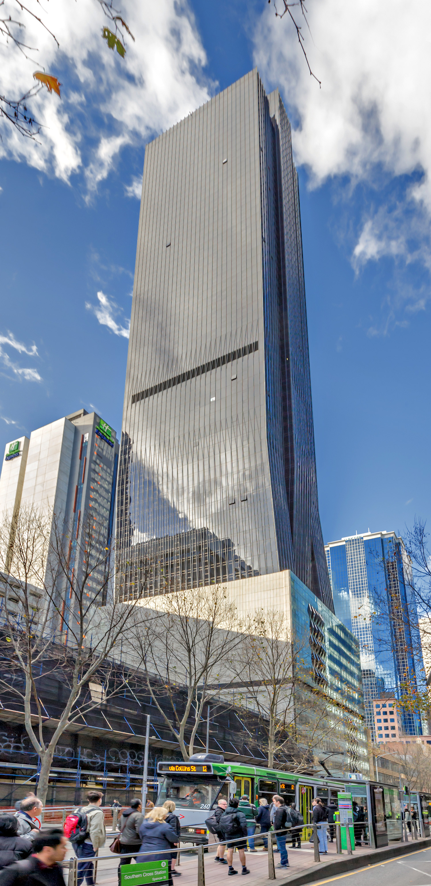 568 Collins Street - View from the southwest 