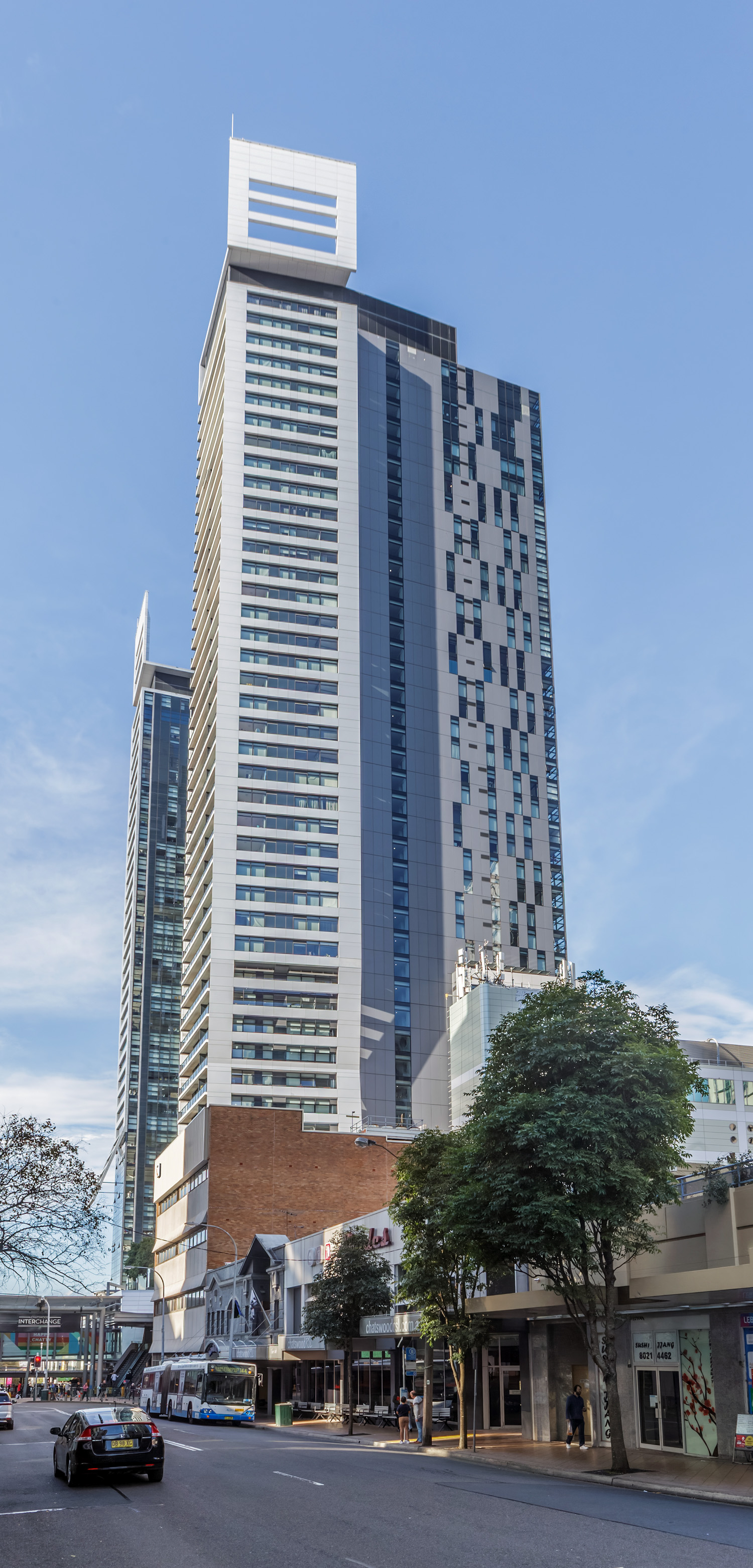 Metro Grand Residences - View from the west 