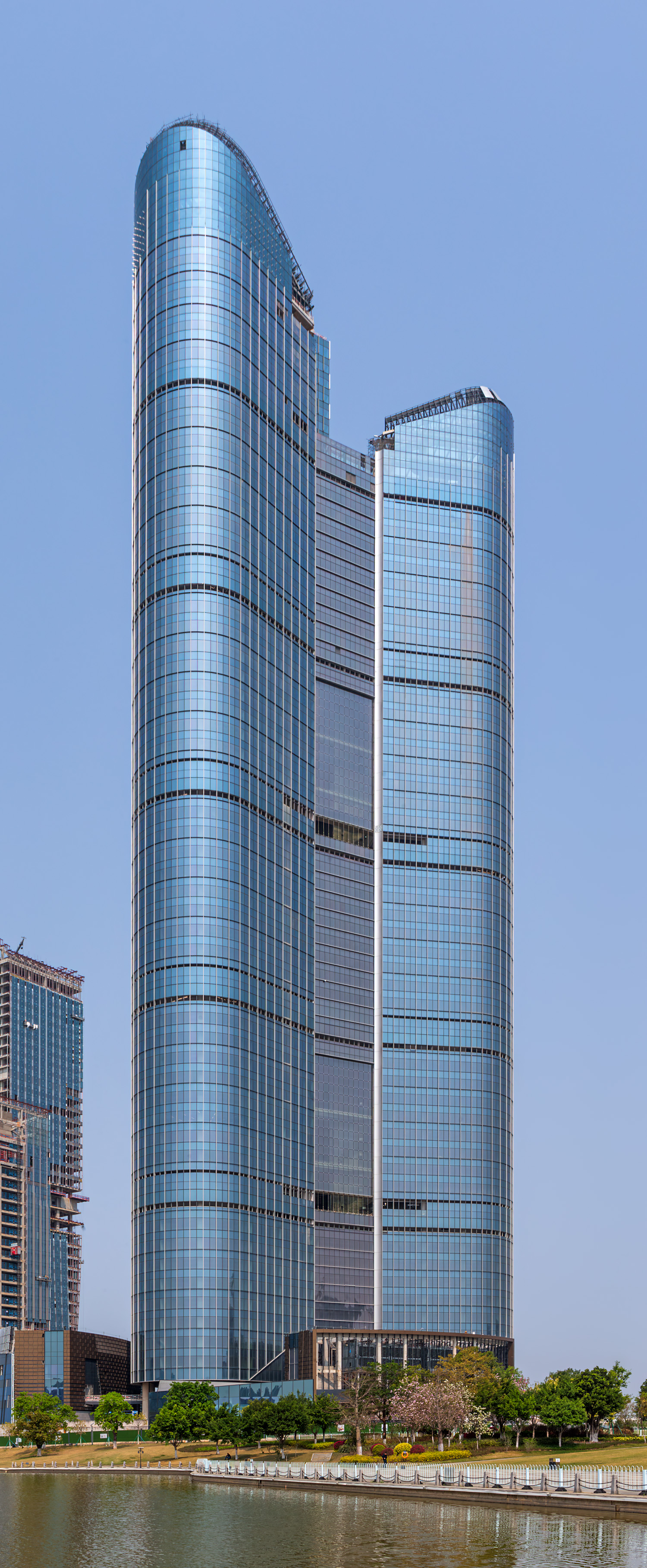 Jiulong Lake Knowledge Tower - View from the southeast 