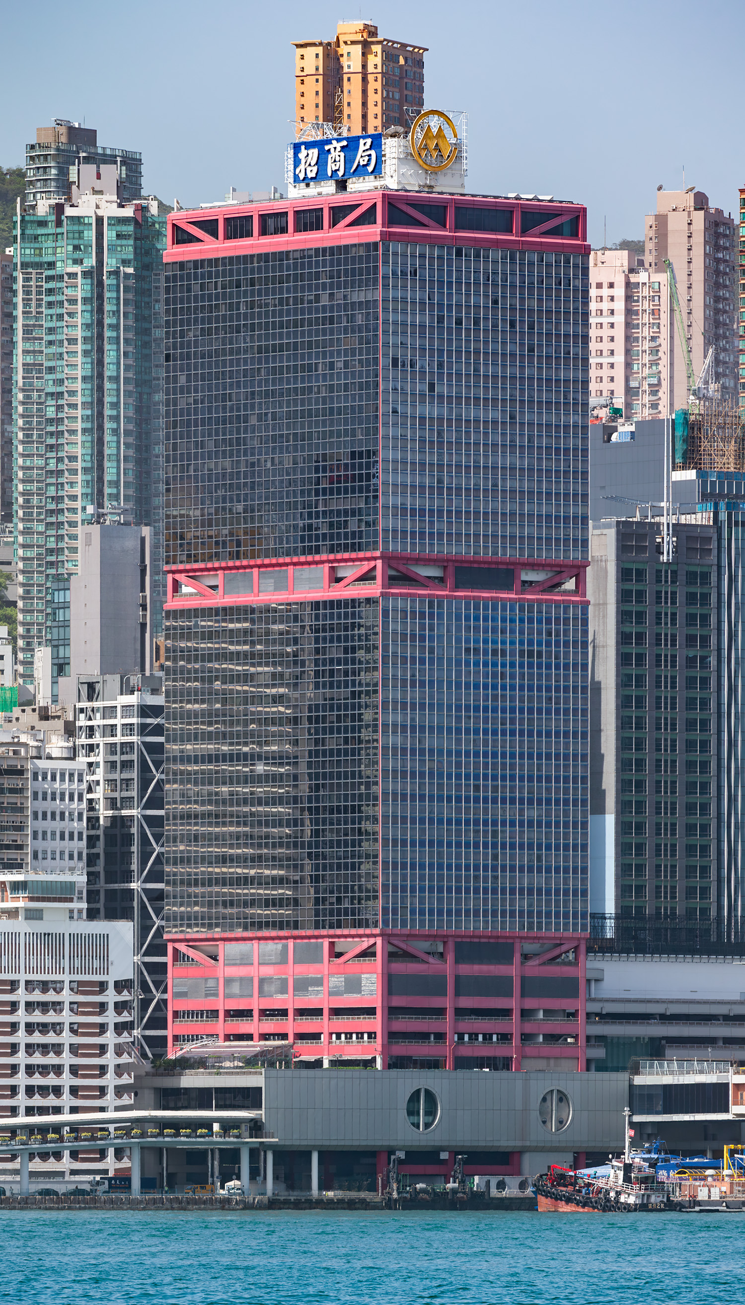 China Merchants Tower - View across Victoria Harbour&nbsp;