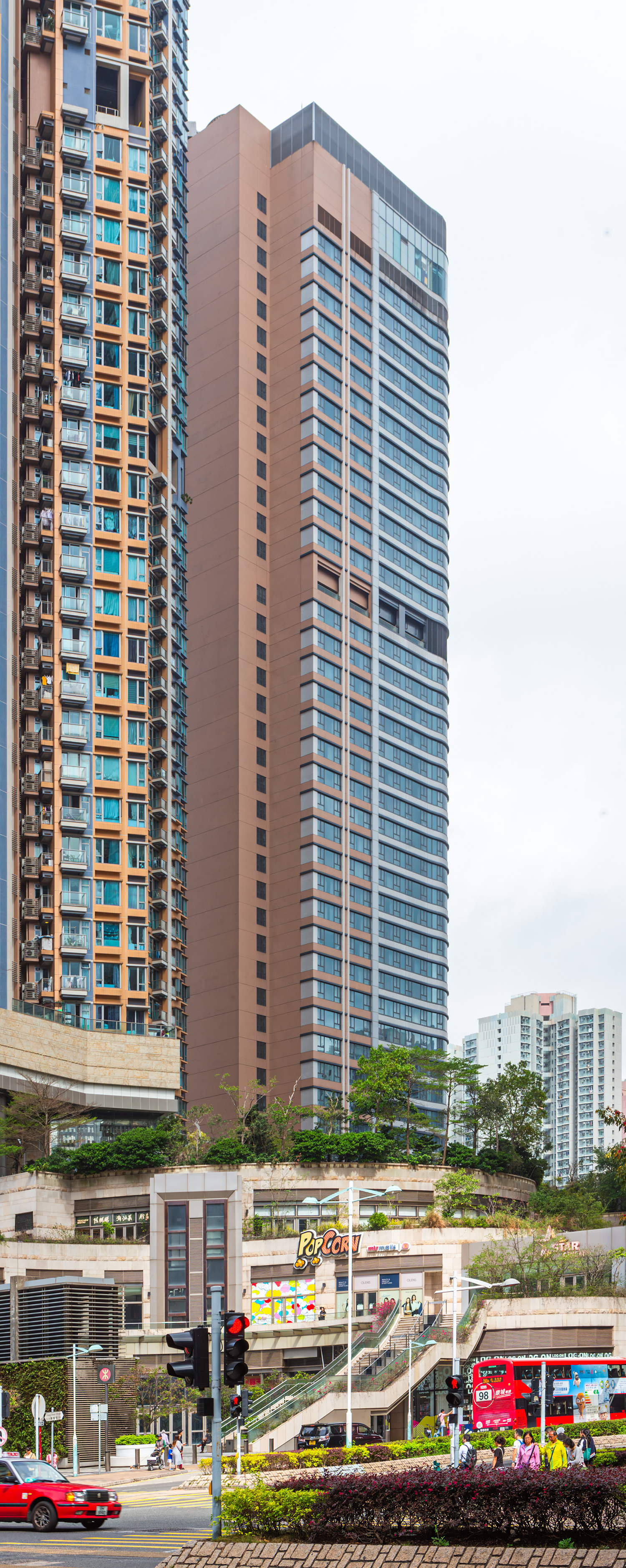 Crowne Plaza Hong Kong Kowloon East - View from the southeast&nbsp;