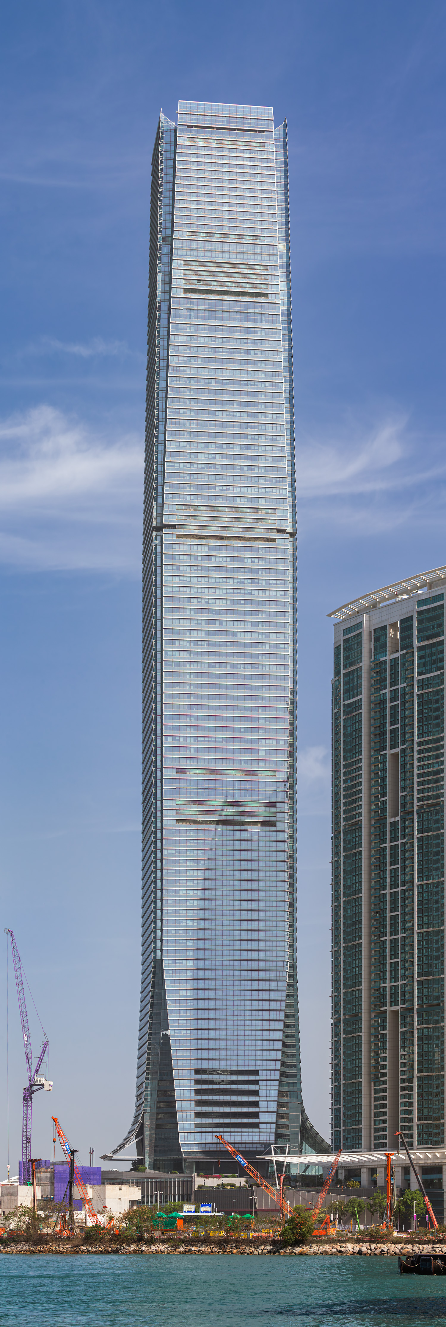 International Commerce Centre - View from the southeast&nbsp;