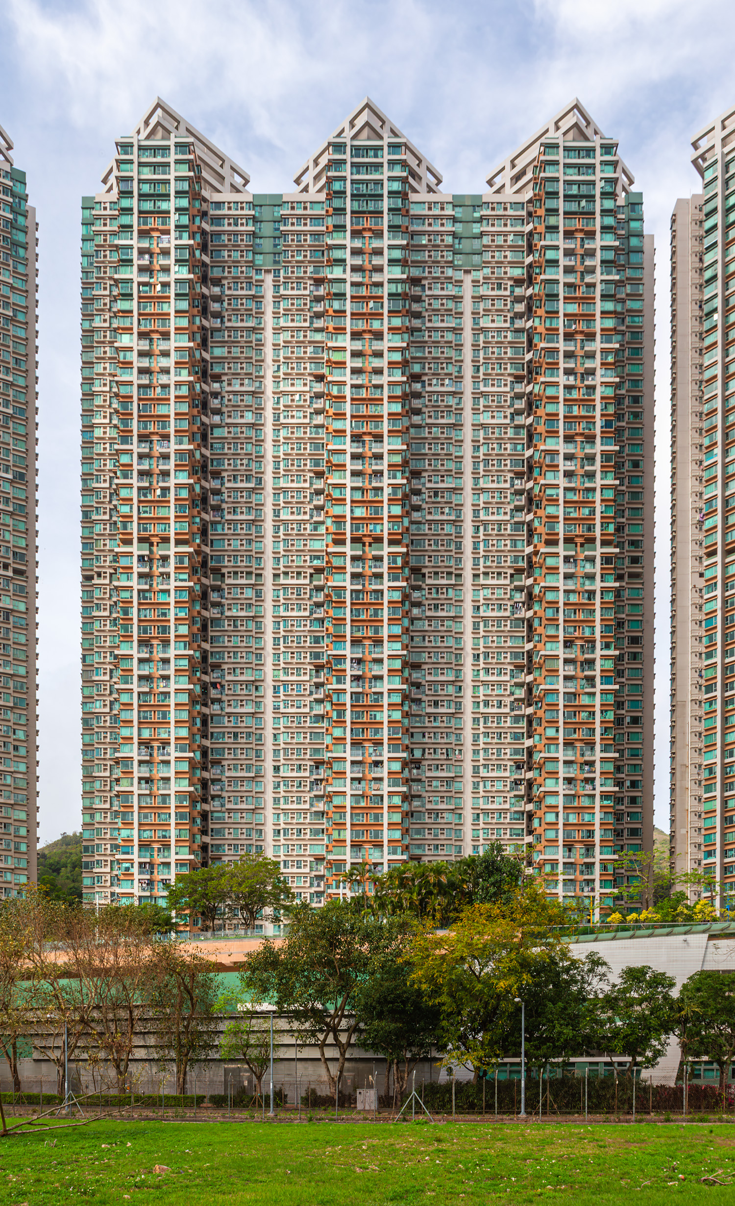 Ocean Shores Tower 11-13 - View from the northeast&nbsp;