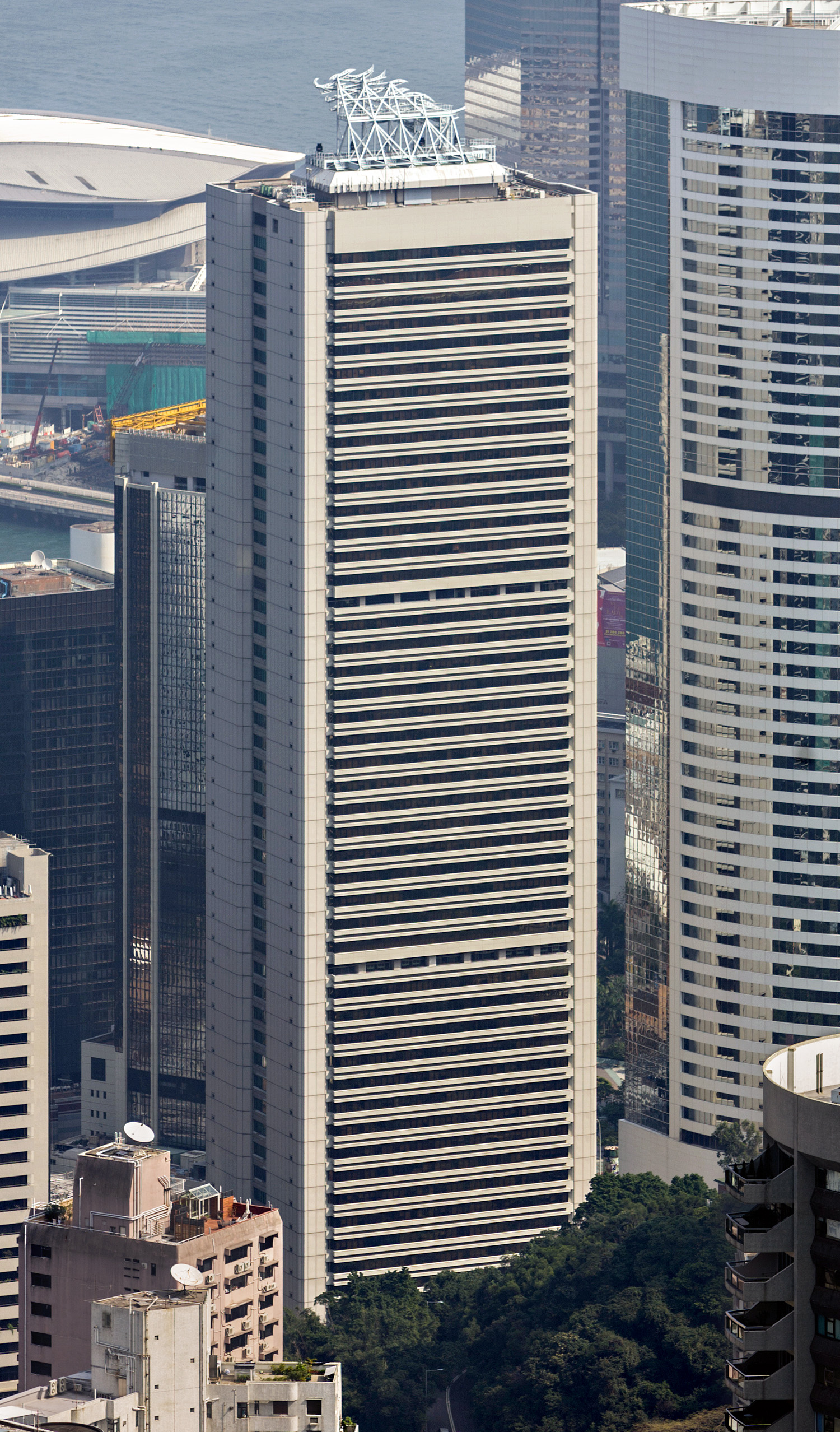 Queensway Government Office Building - View from Victoria Peak 