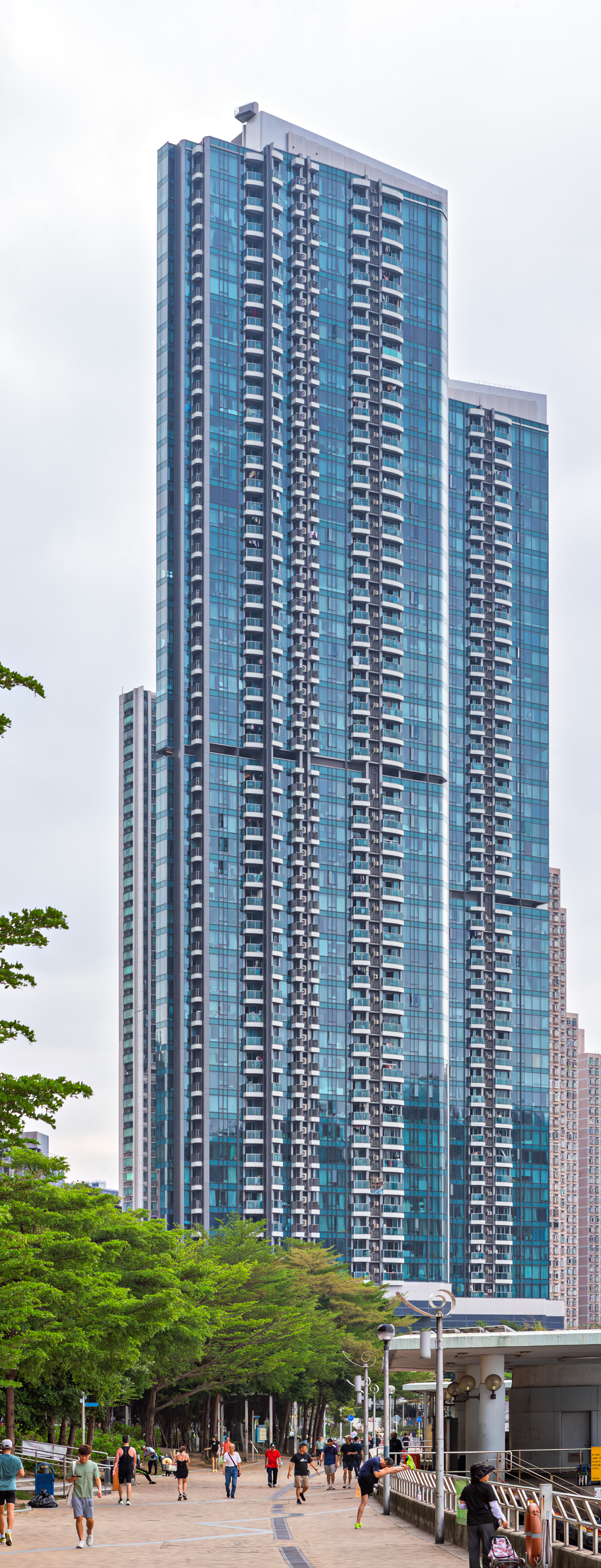 The Pavilia Bay Tower 1 - View from the northwest&nbsp;