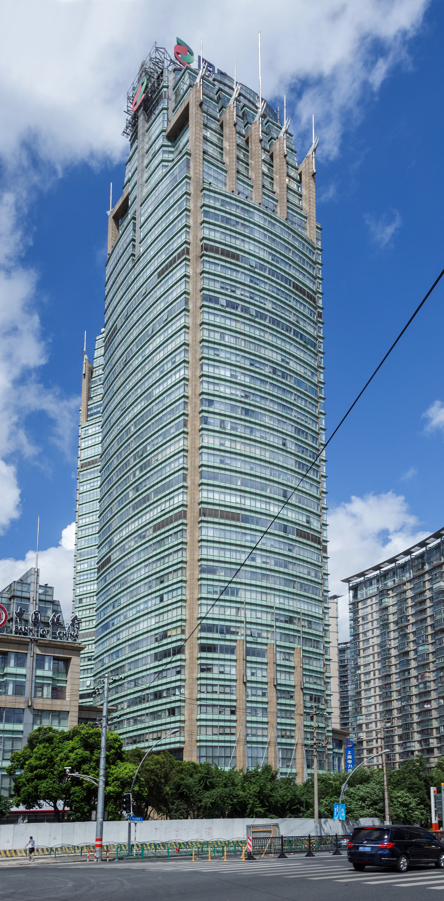 Huaxia Financial Square Tower A - View from the east 