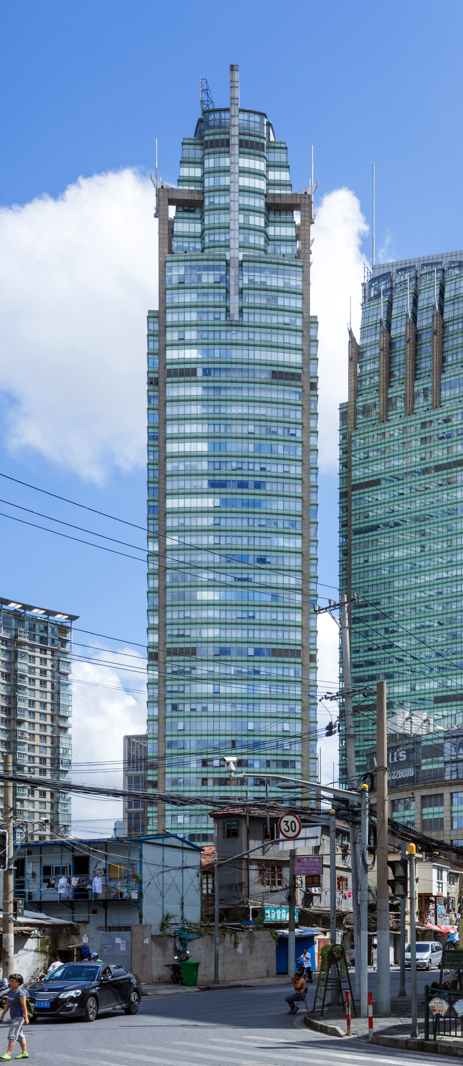 Huaxia Financial Square Tower B - View from the southwest 