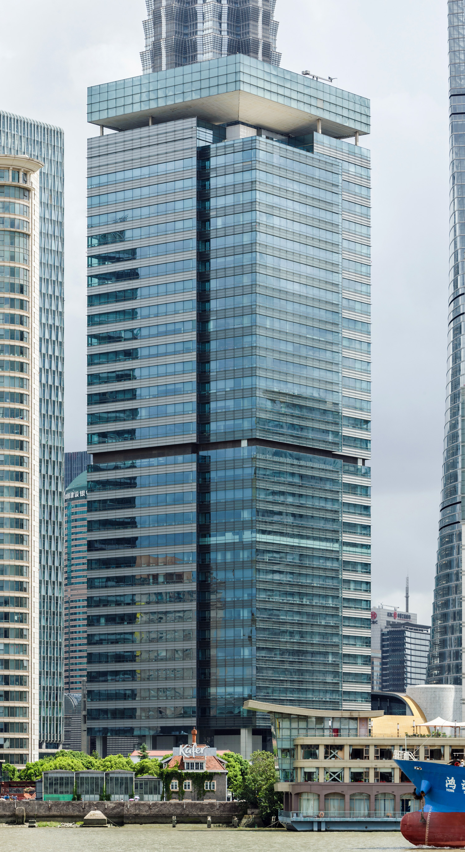 Oriental Financial Center - View across Huangpu River 