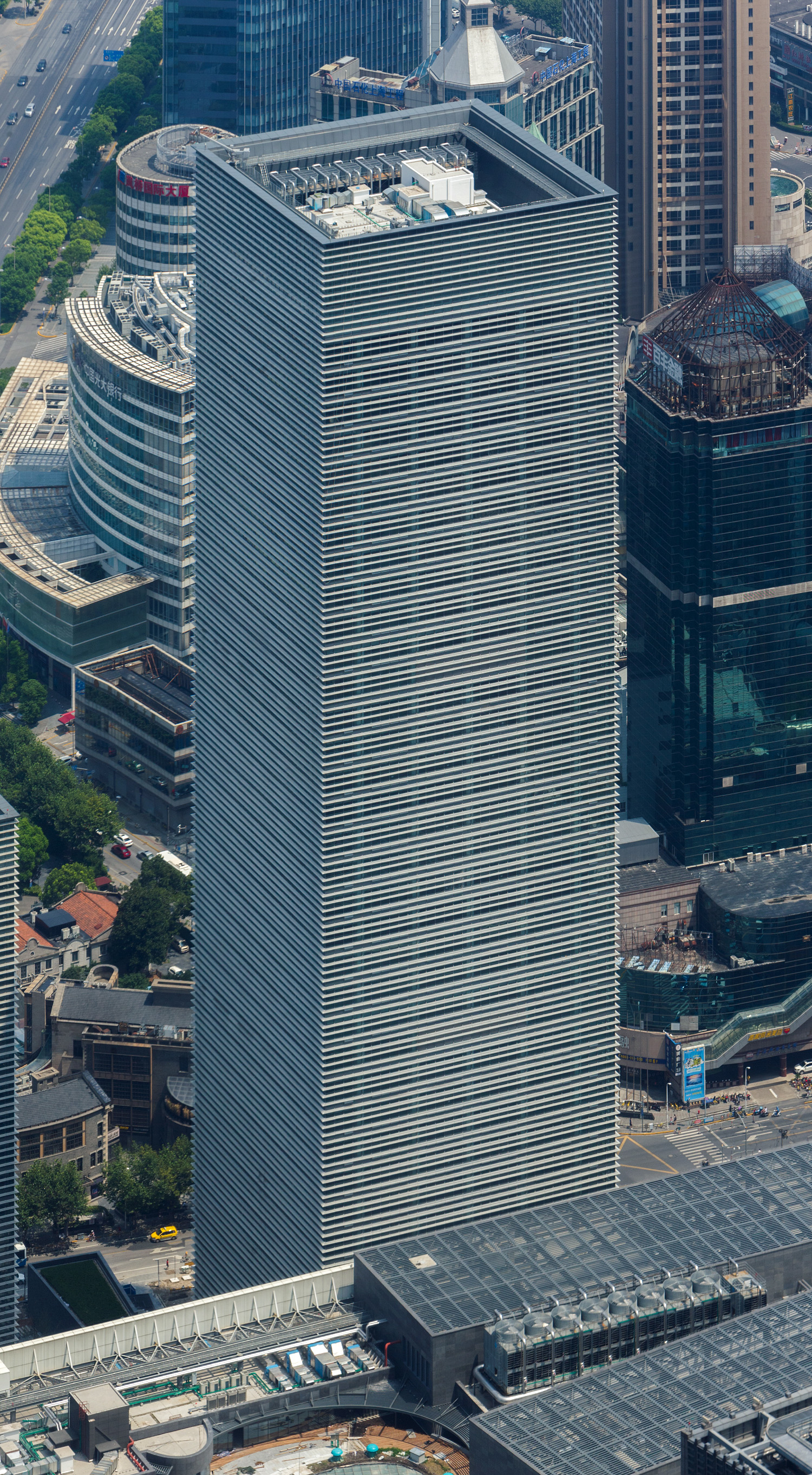 Pudong Financial Plaza Office Tower 1 - View from Shanghai Tower 