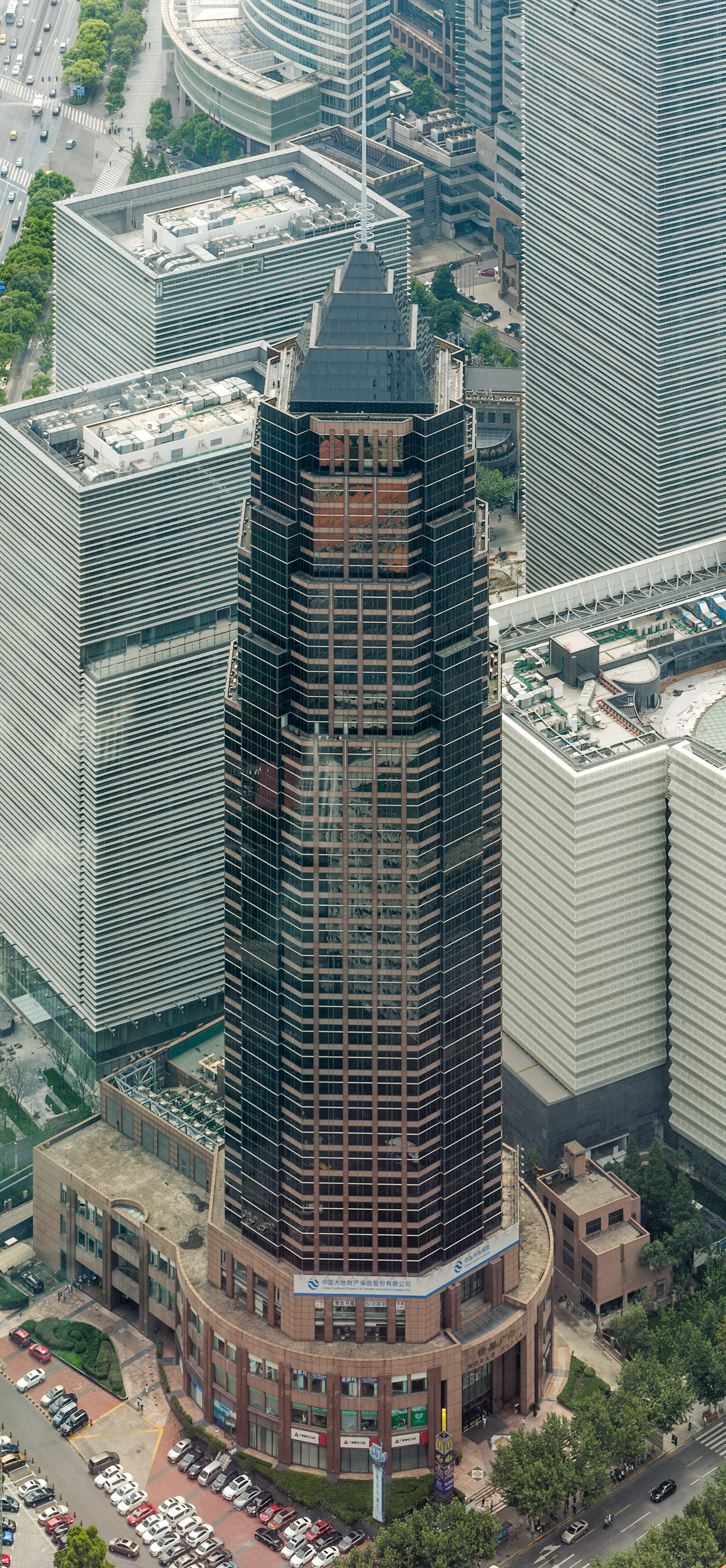 Shanghai World Plaza - View from Shanghai World Financial Center 