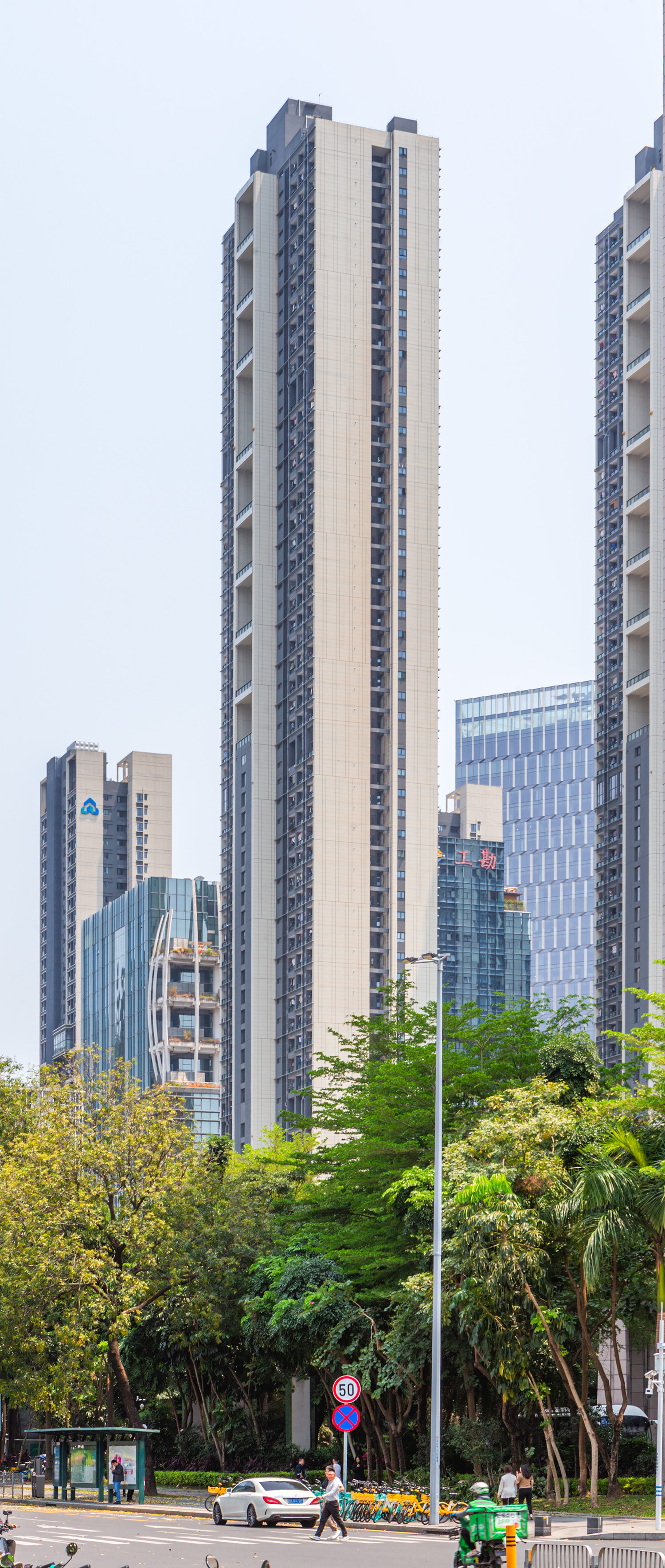 Anju High-Tech Garden North Tower 3 - View from the northwest 