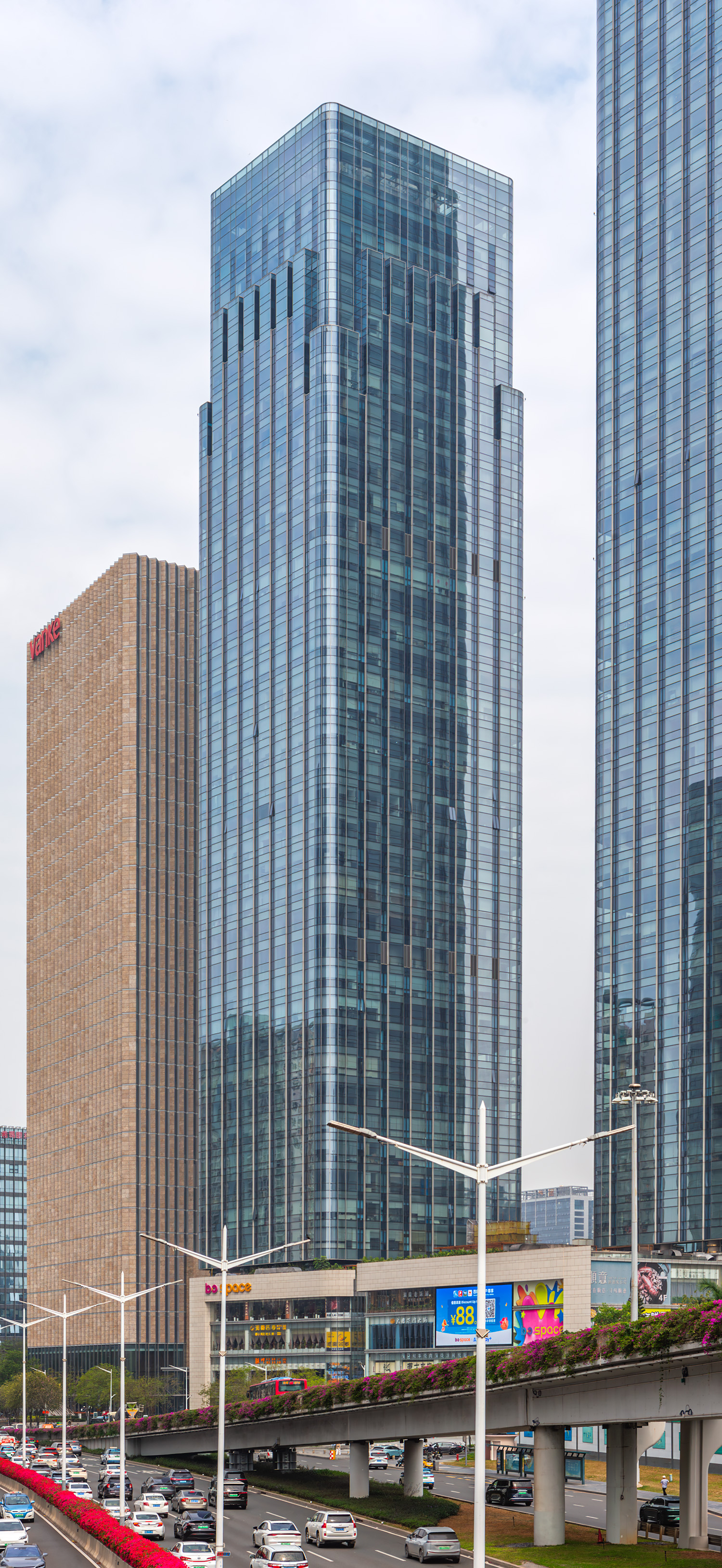 Bojin Business Plaza Tower 2 - View from the southeast 