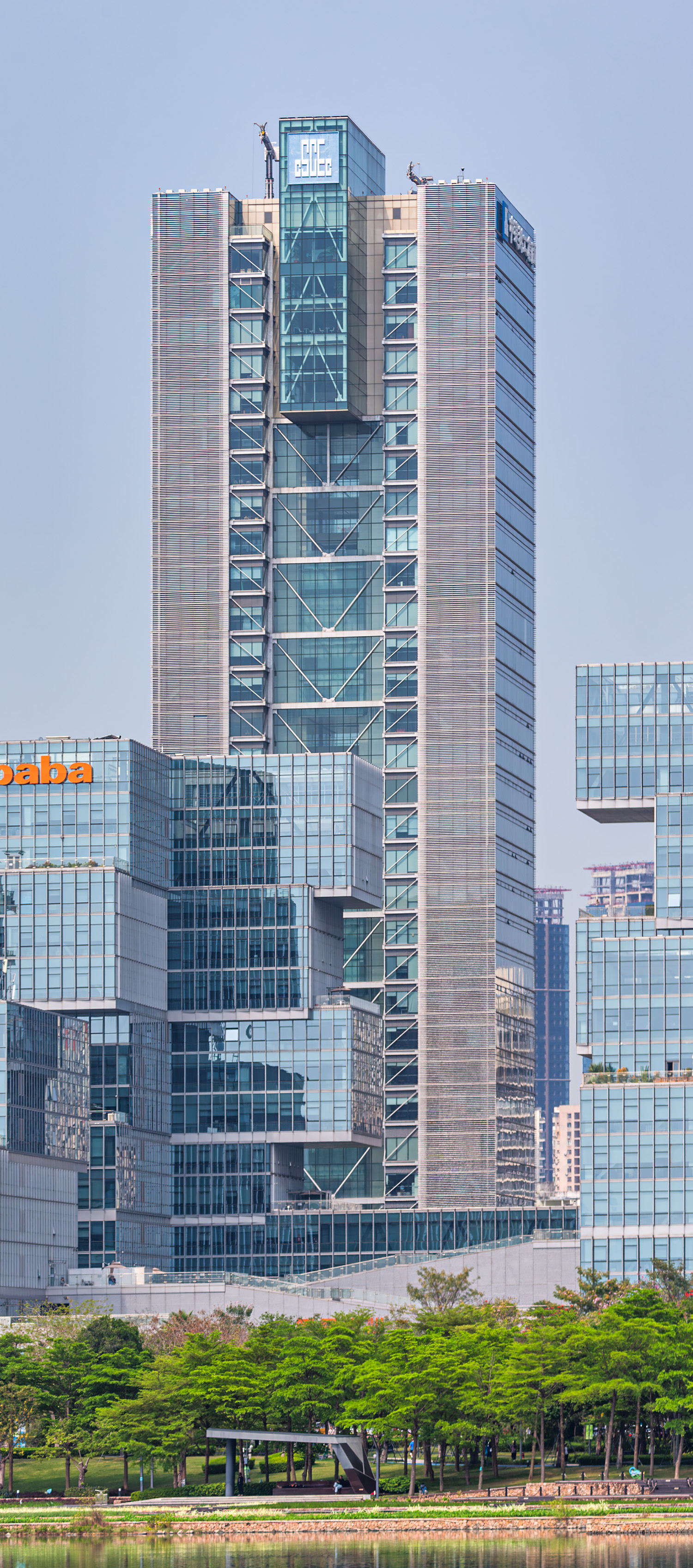 CSCEC Steel Headquarters - View from the east 