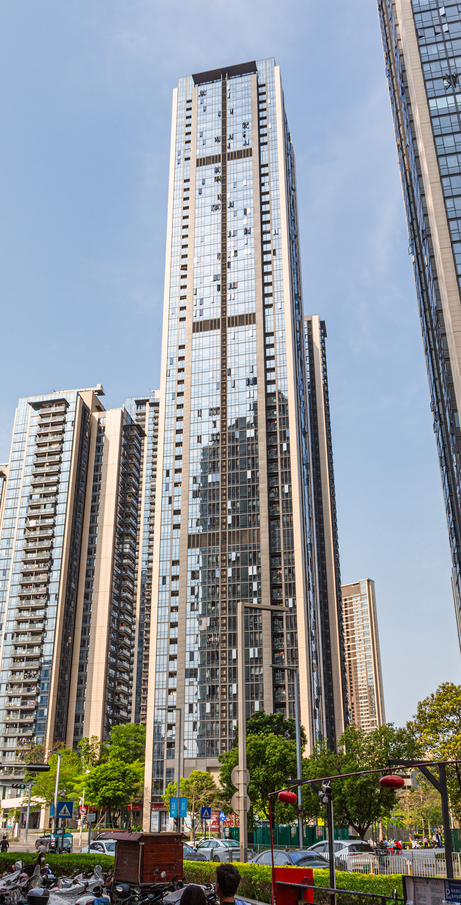China Resources City Renfu Phase III Tower 3 - View from the southwest 