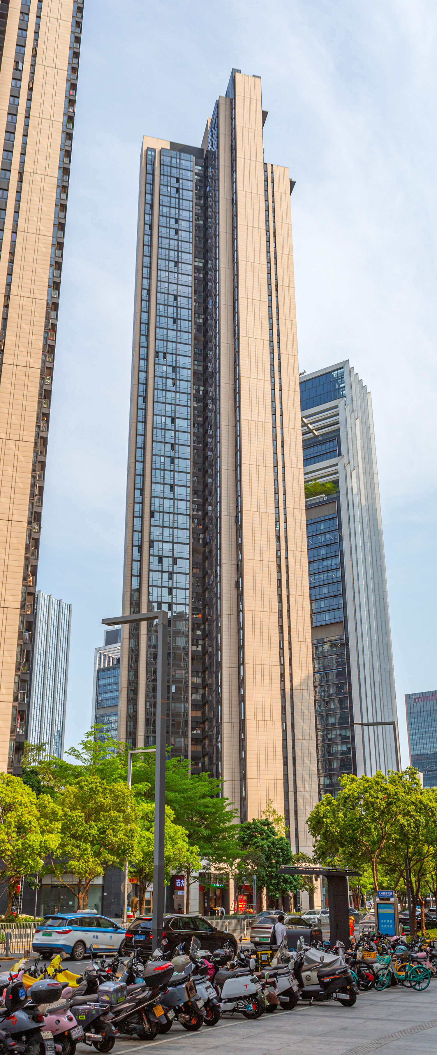 China Resources City Renfu Phase II Tower D - View from the north 