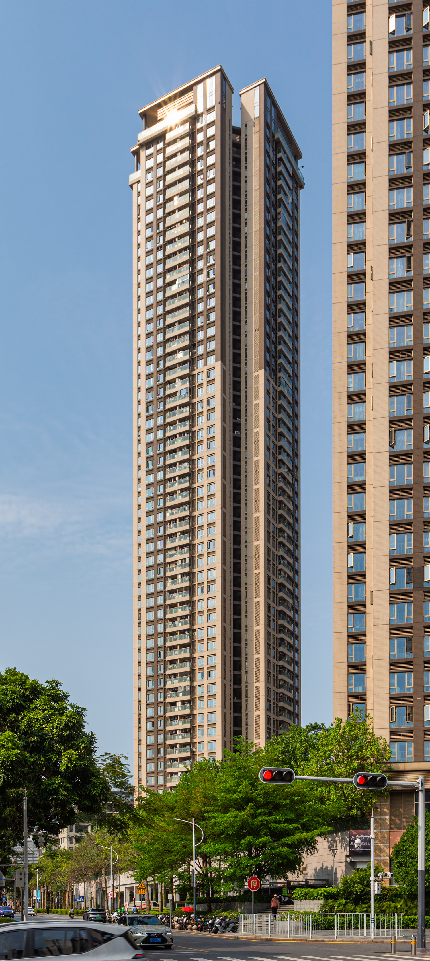 China Resources City Runfu Phase I Tower 6 - View from the south 