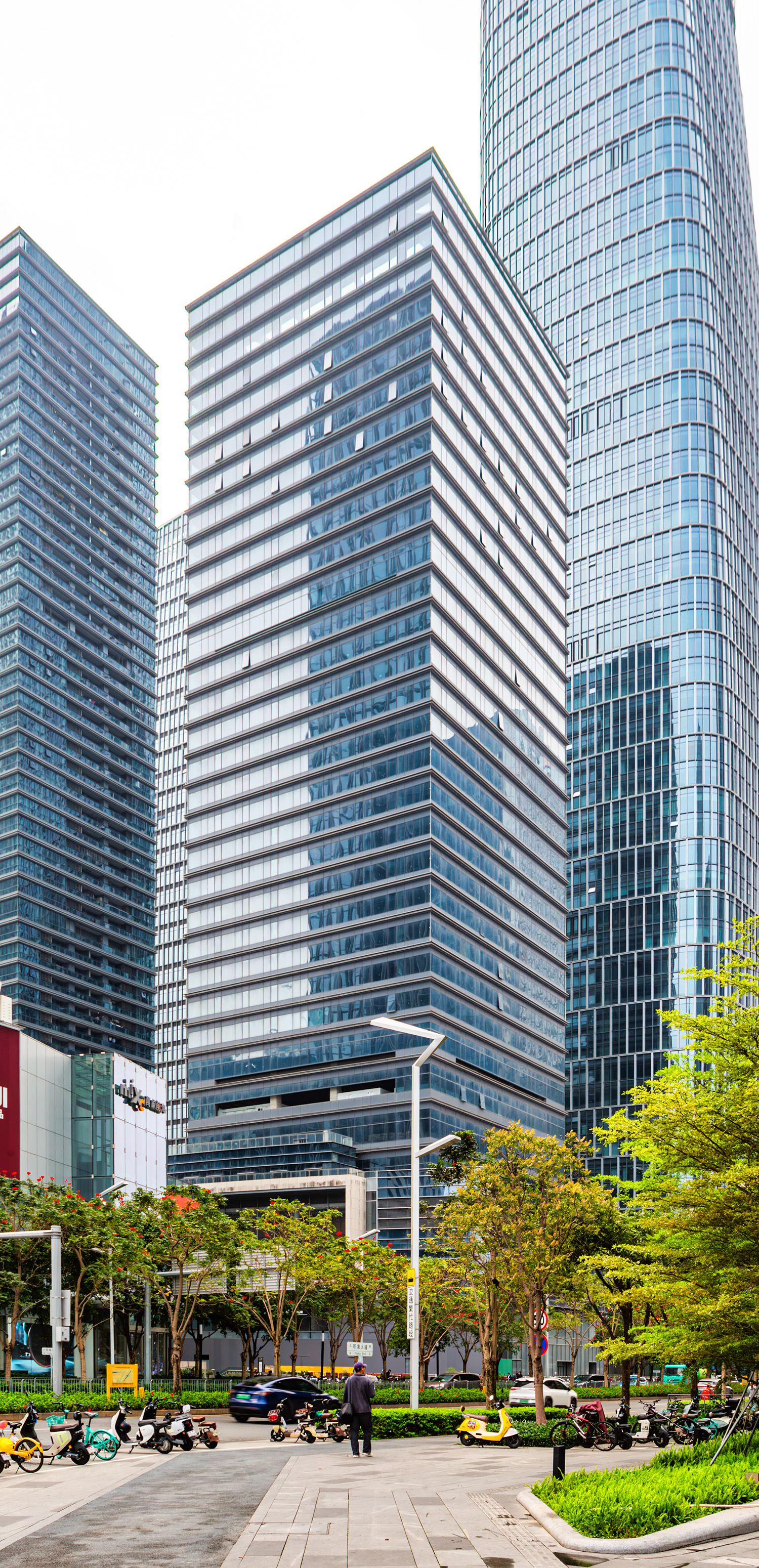 China Resources Qianhai Center Tower 3 - View from the north 