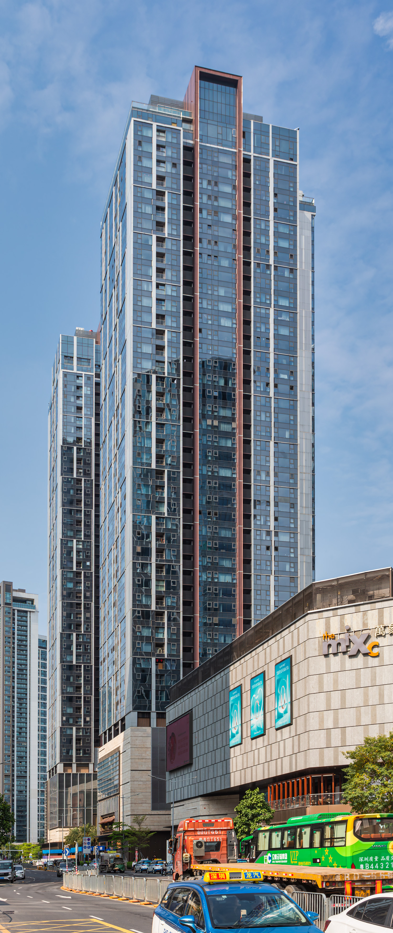 China Resources Shenzhen Bay Yuefu Phase 2 Tower 2 - View from the south 