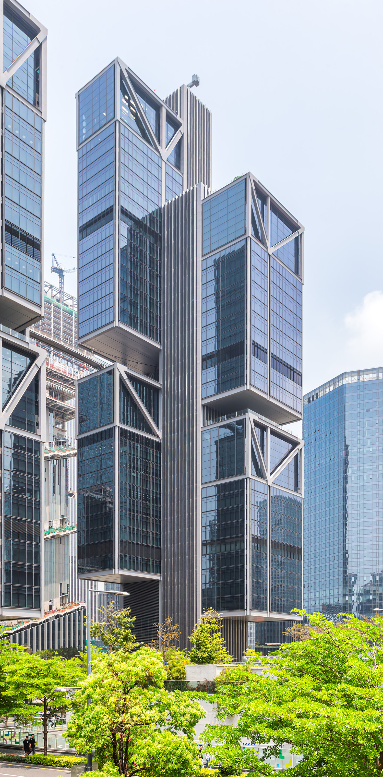 DJI Headquarters Tower 1 - View from the southwest 