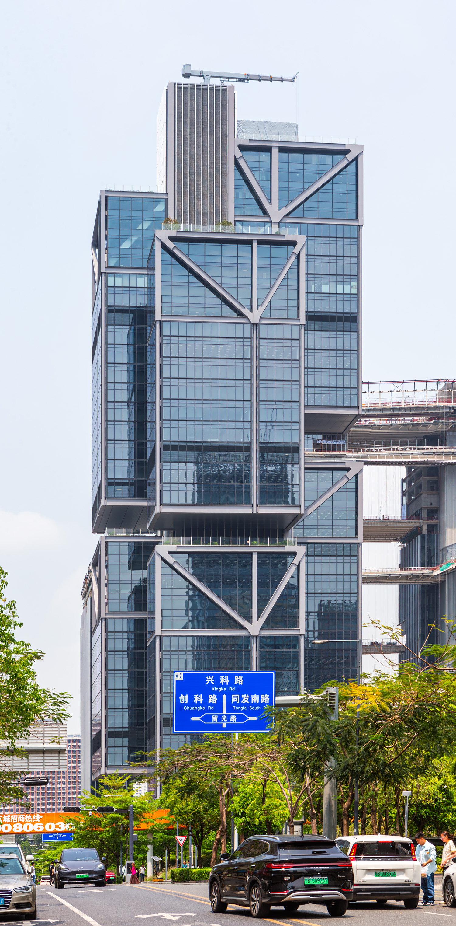 DJI Headquarters Tower 2 - View from the south 