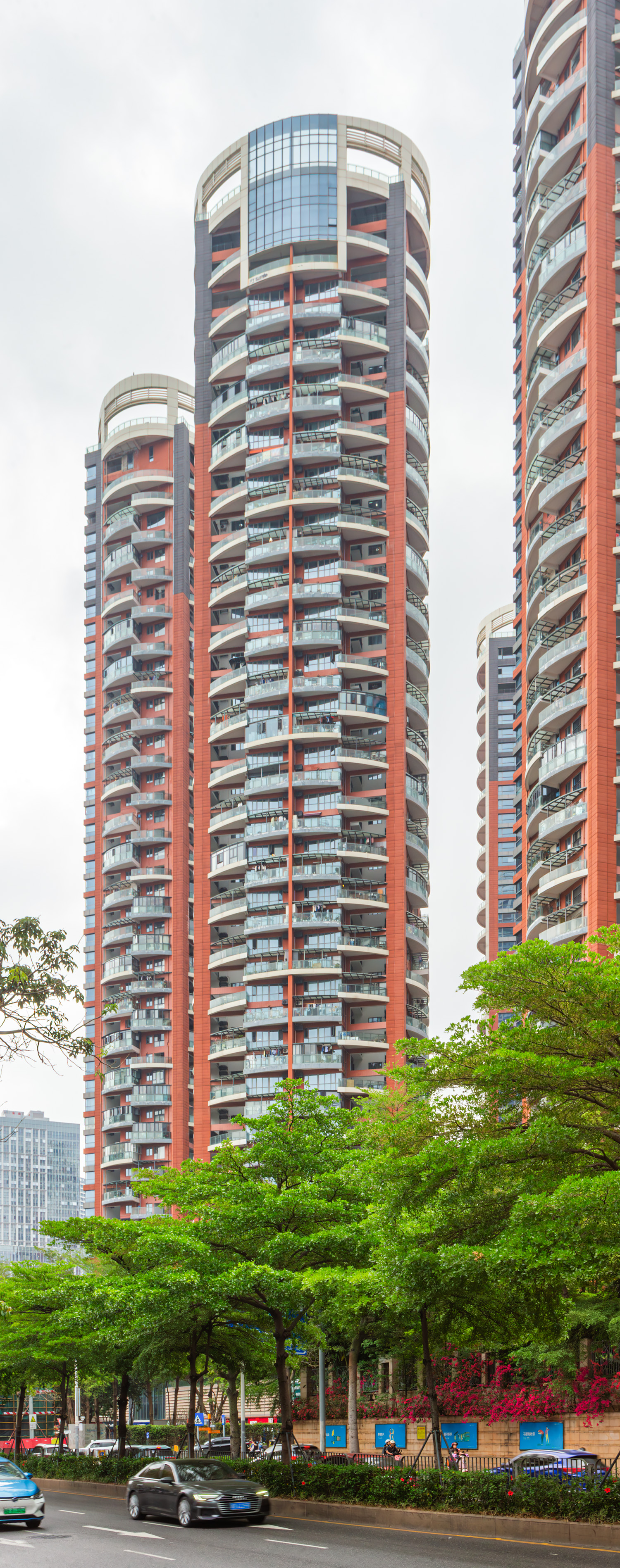 Dehong World Tower B - View from the south 