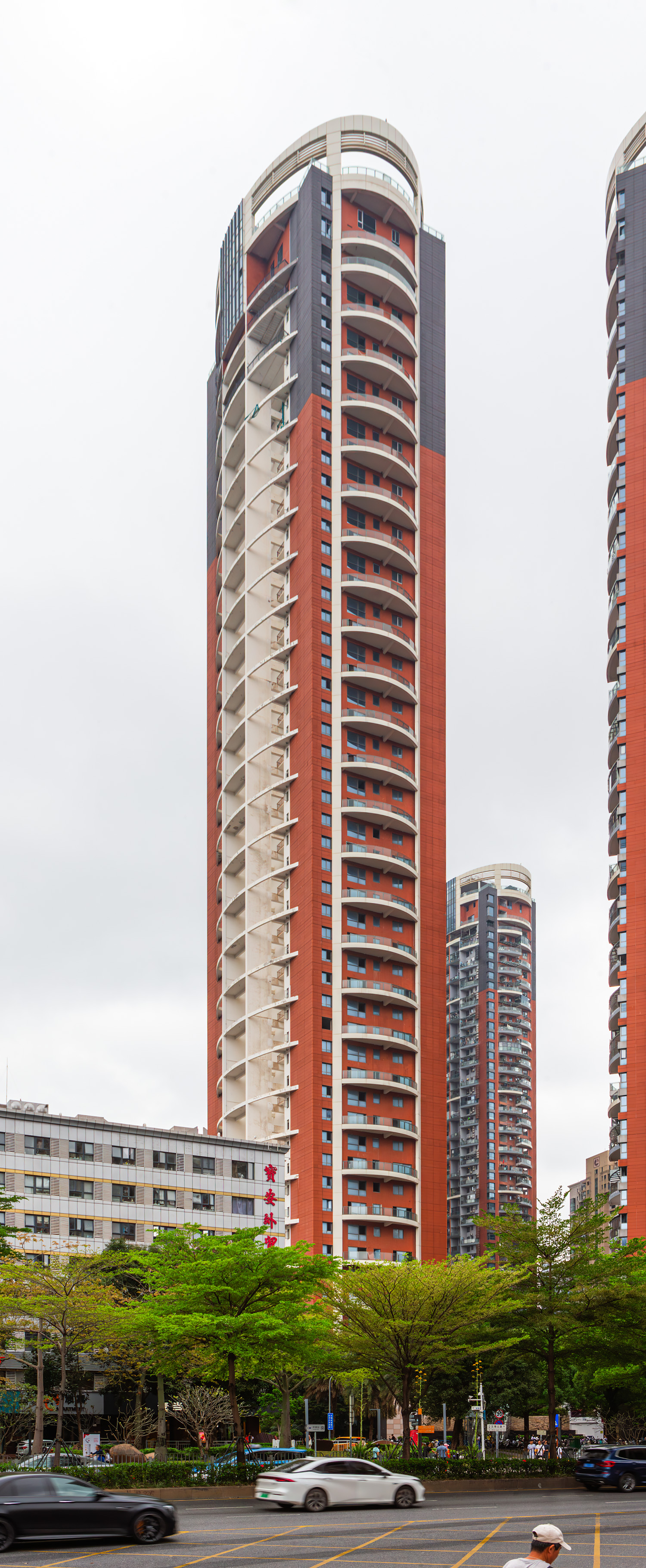 Dehong World Tower D - View from the west&nbsp;