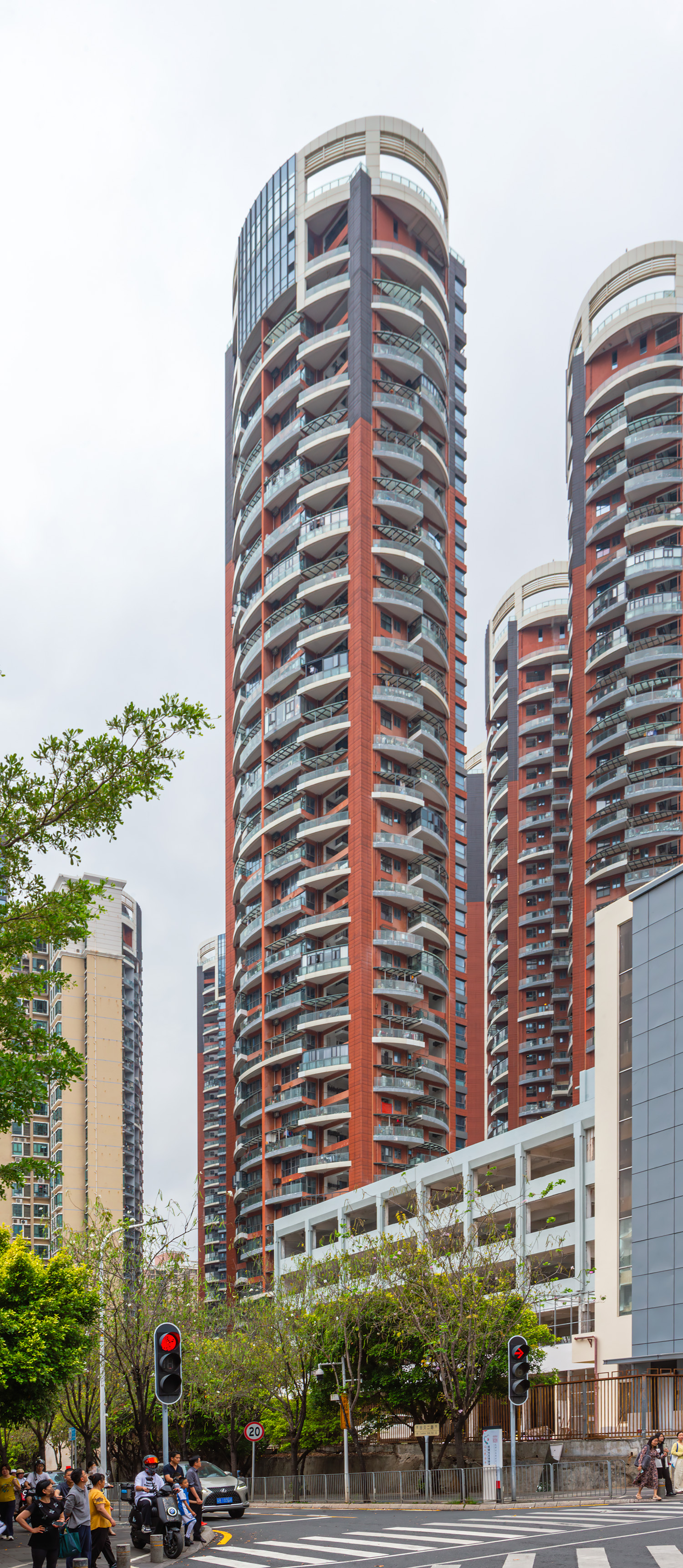 Dehong World Tower H - View from the southeast 