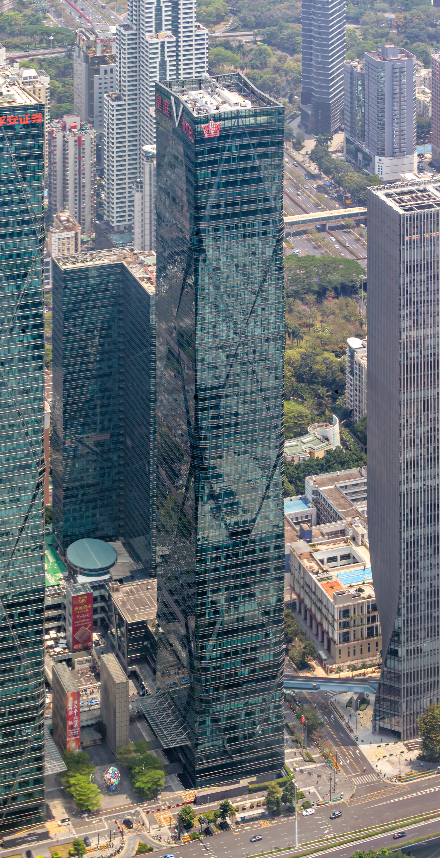 Excellence Century Plaza Tower 2 - View from Ping An Finance Center 