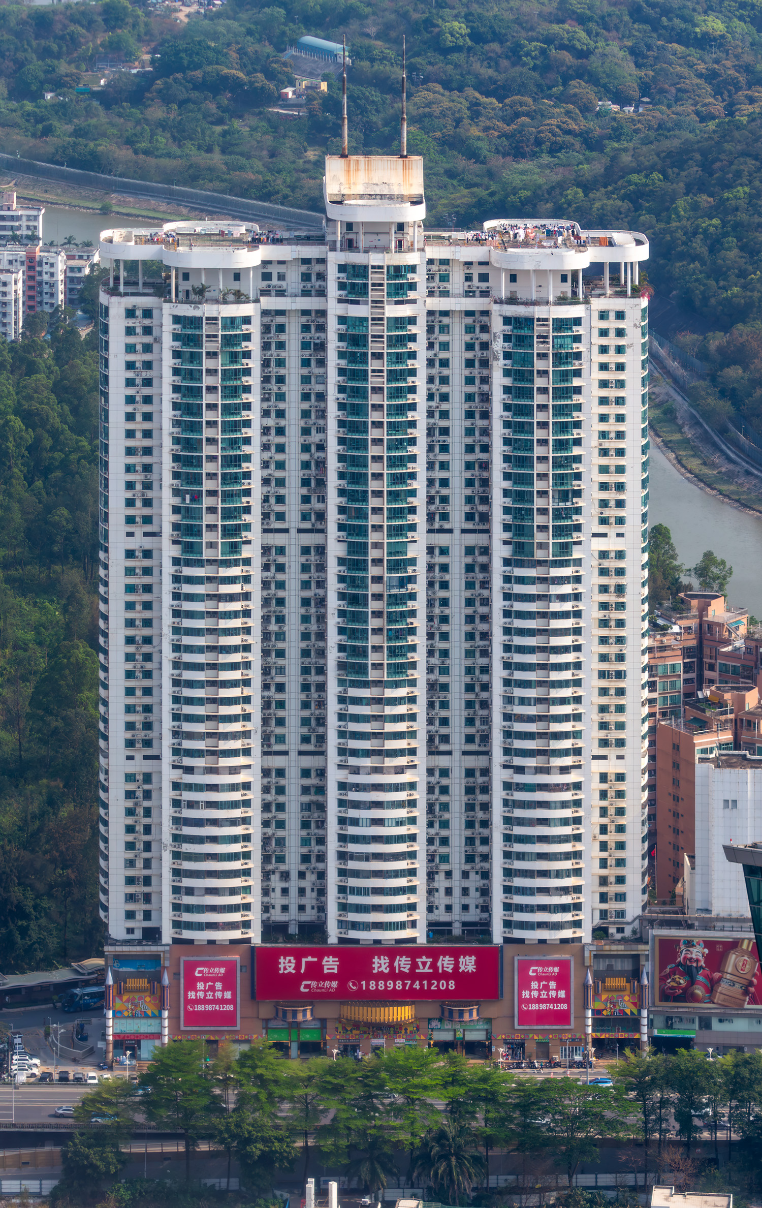 Grace Mansion - View from Shun Hing Square 
