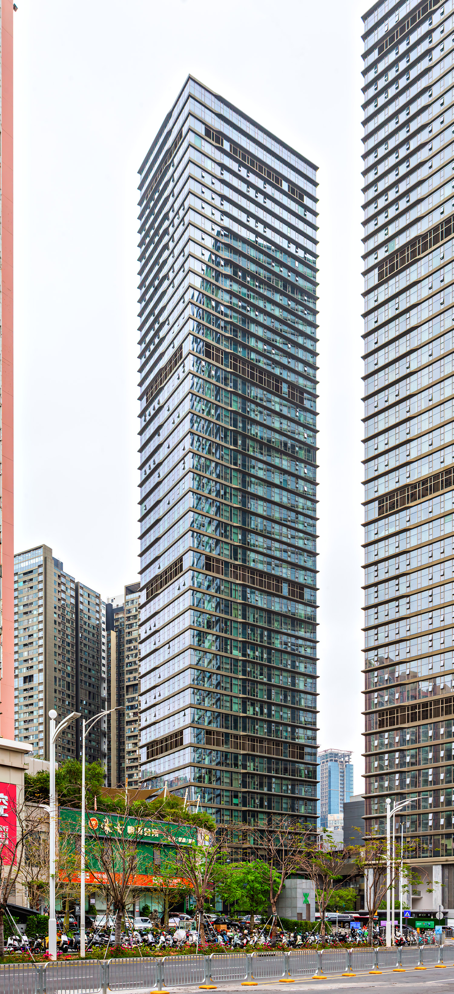 Hanshan Yuehai City Tower B - View from the southeast 