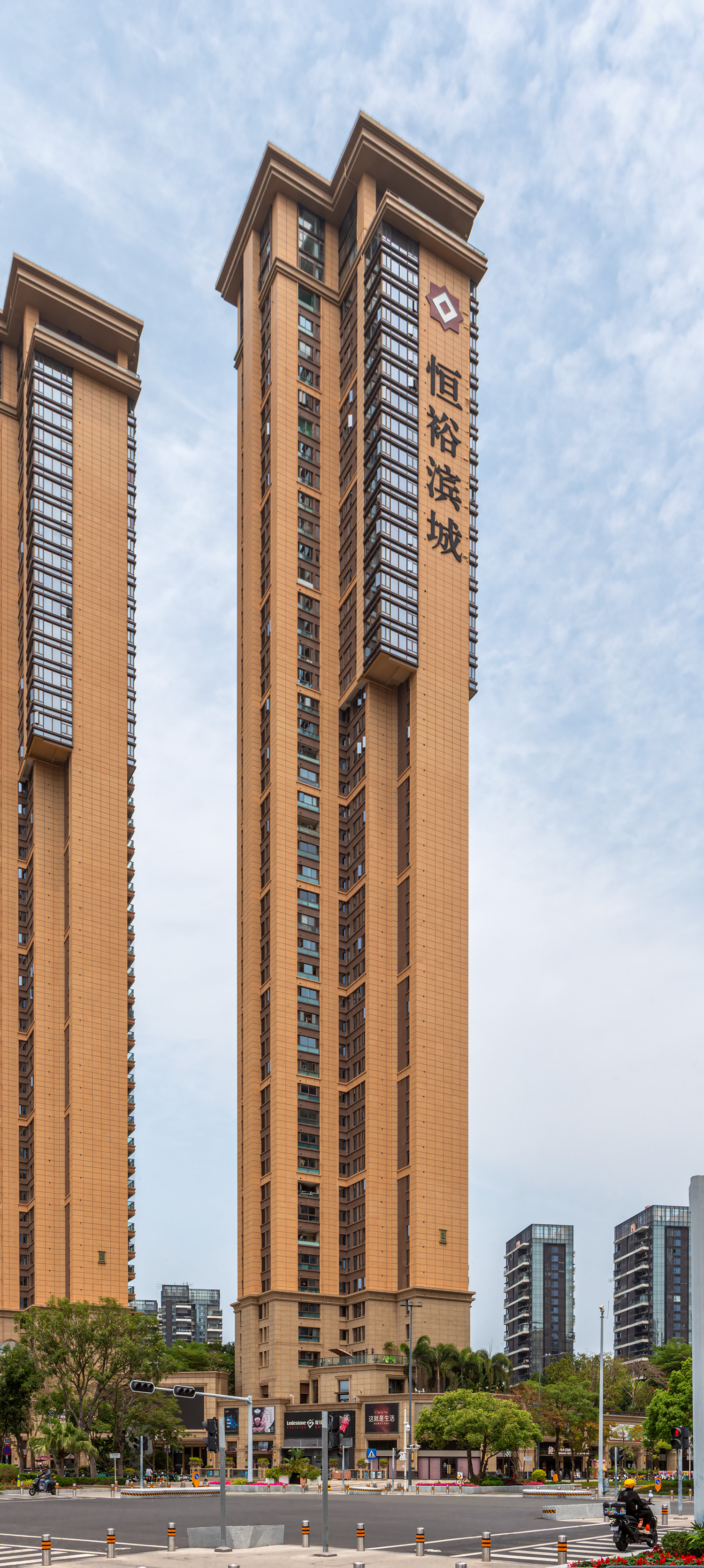Hengyu Bincheng Phase 2 Tower 1 - View from the southwest 