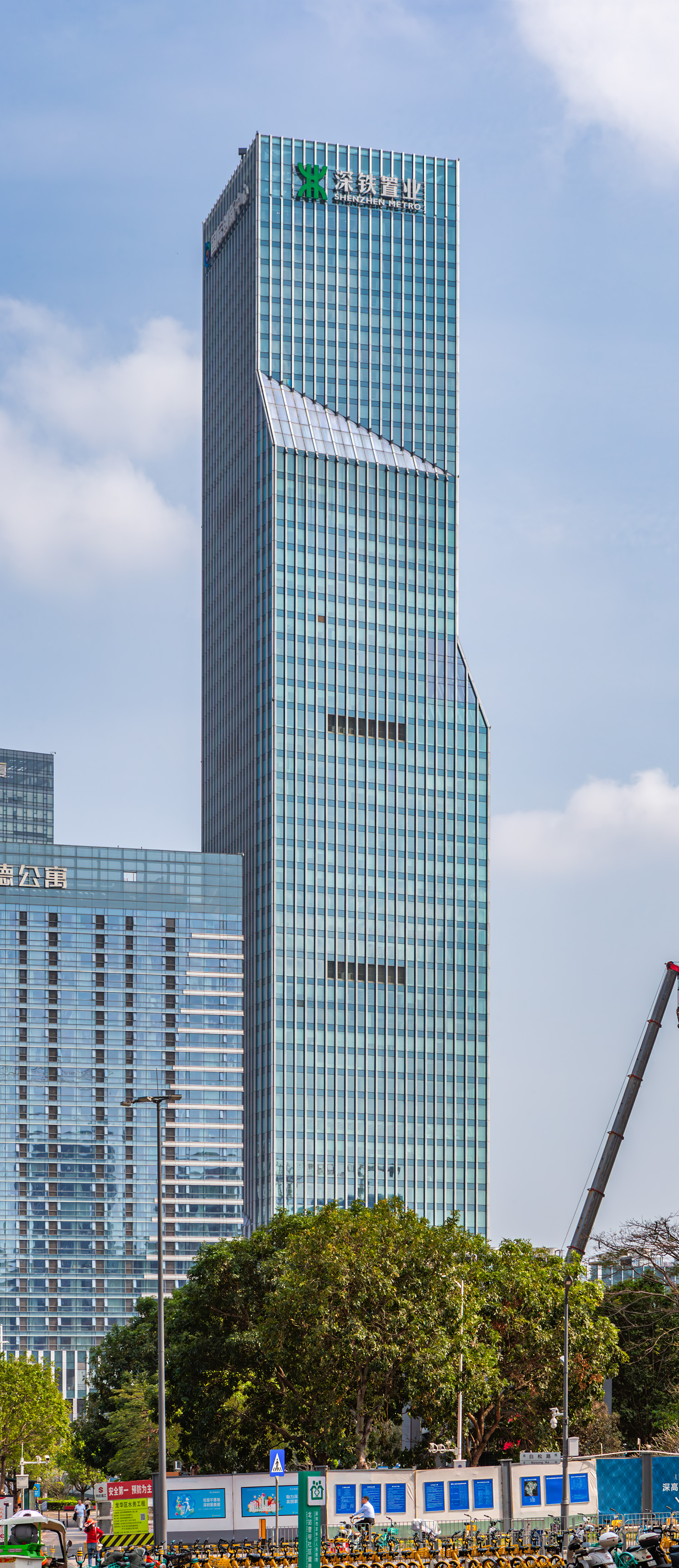 Huide Tower - View from the north 