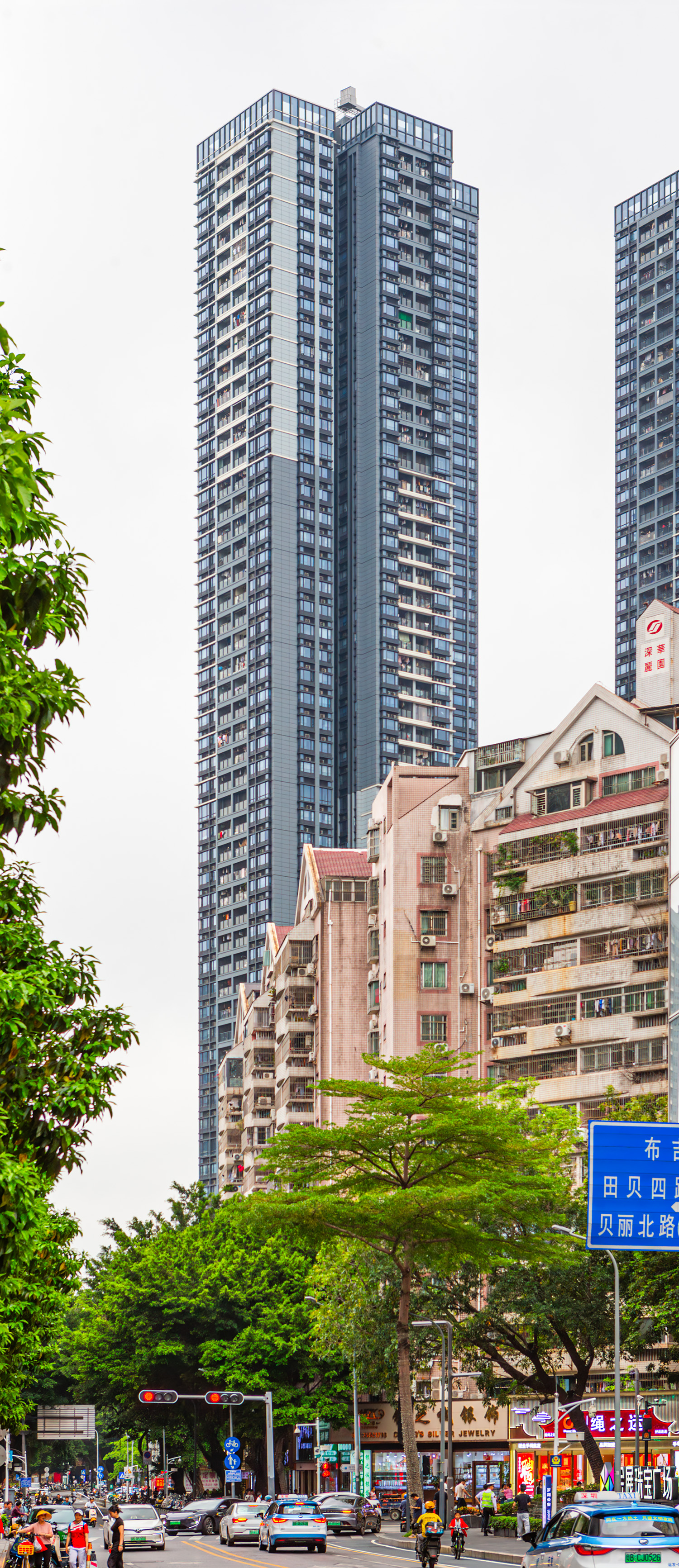 Kingkey Shuibei City Plaza Tower 8 - View from the east 
