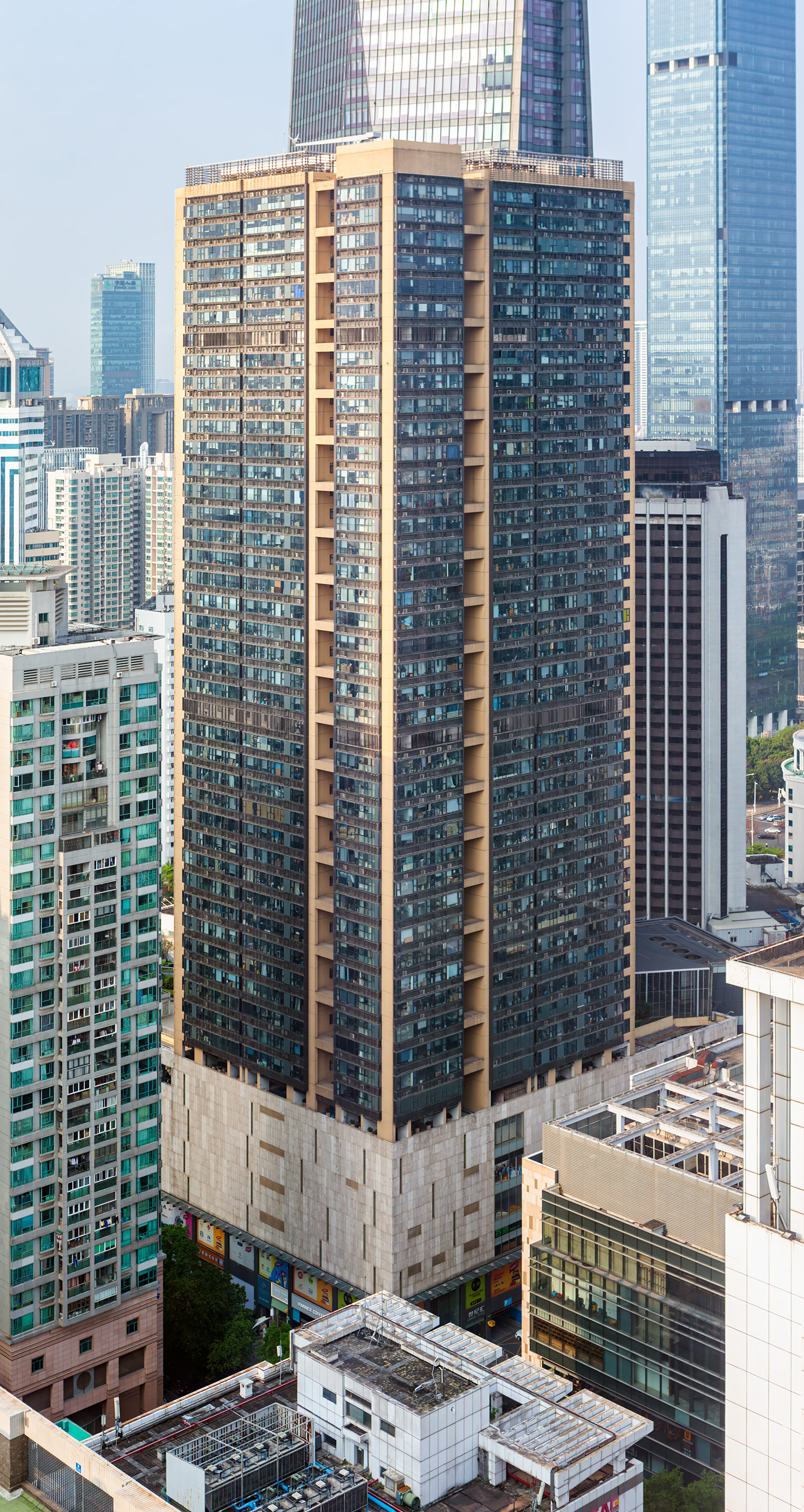 Metropolis Residence A at Century Place - View from Huaqiang Plaza Hotel 
