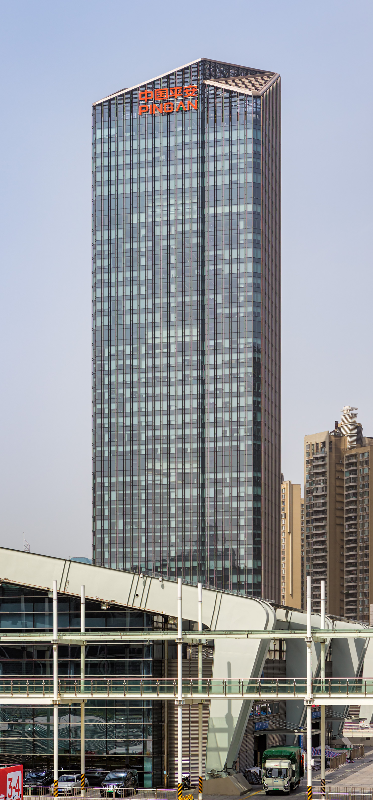 Ping An Asset Tower - View from the east 