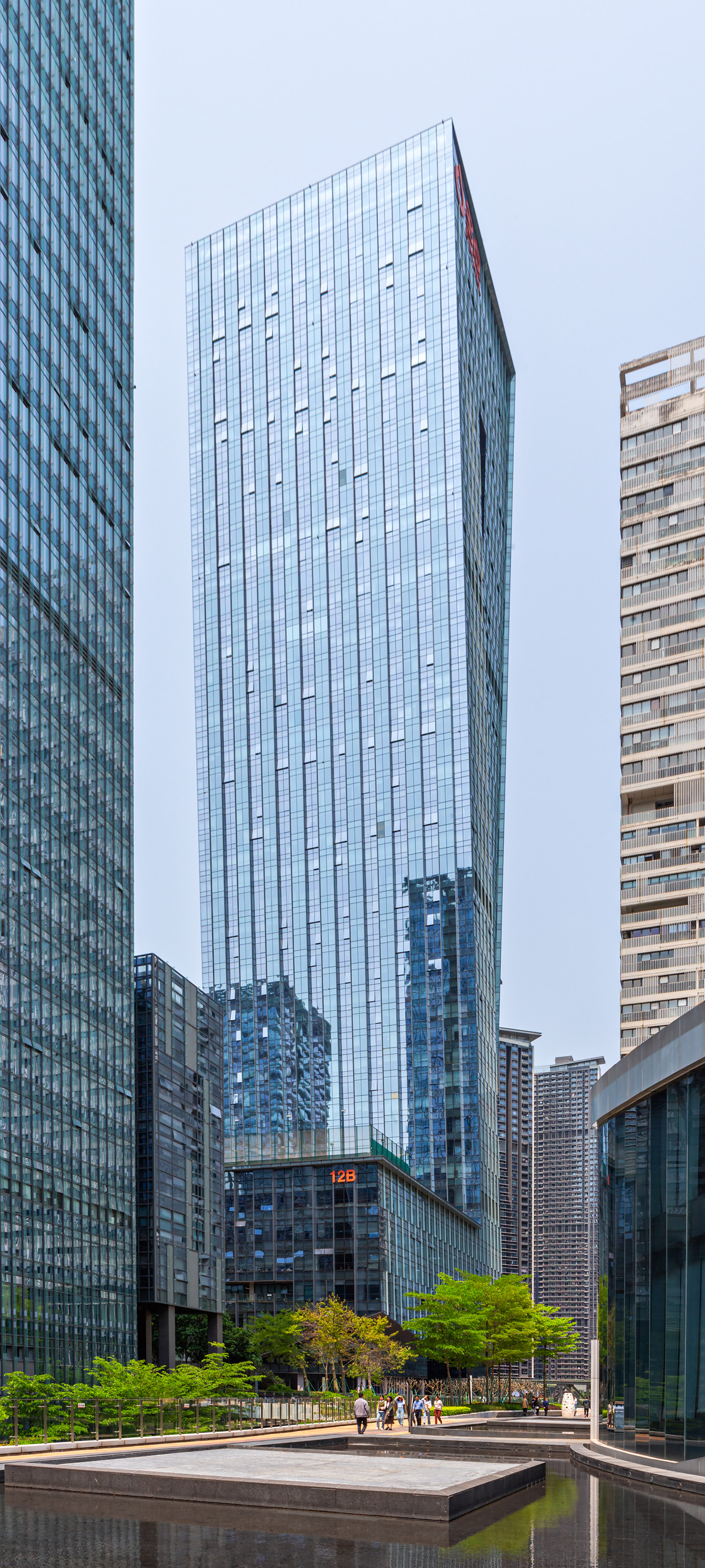 Shenzhen Bay Ecocity B-Tech Tower 2 - View from the south 