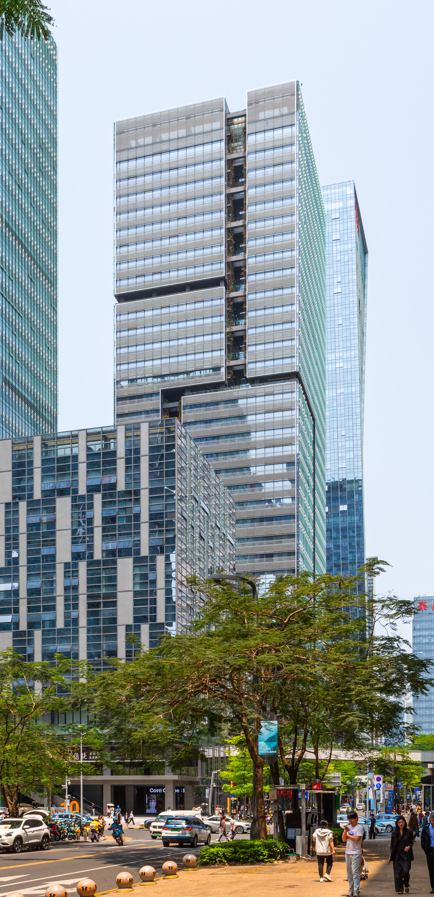 Shenzhen Bay Ecocity B-Tech Tower 4 - View from the south 