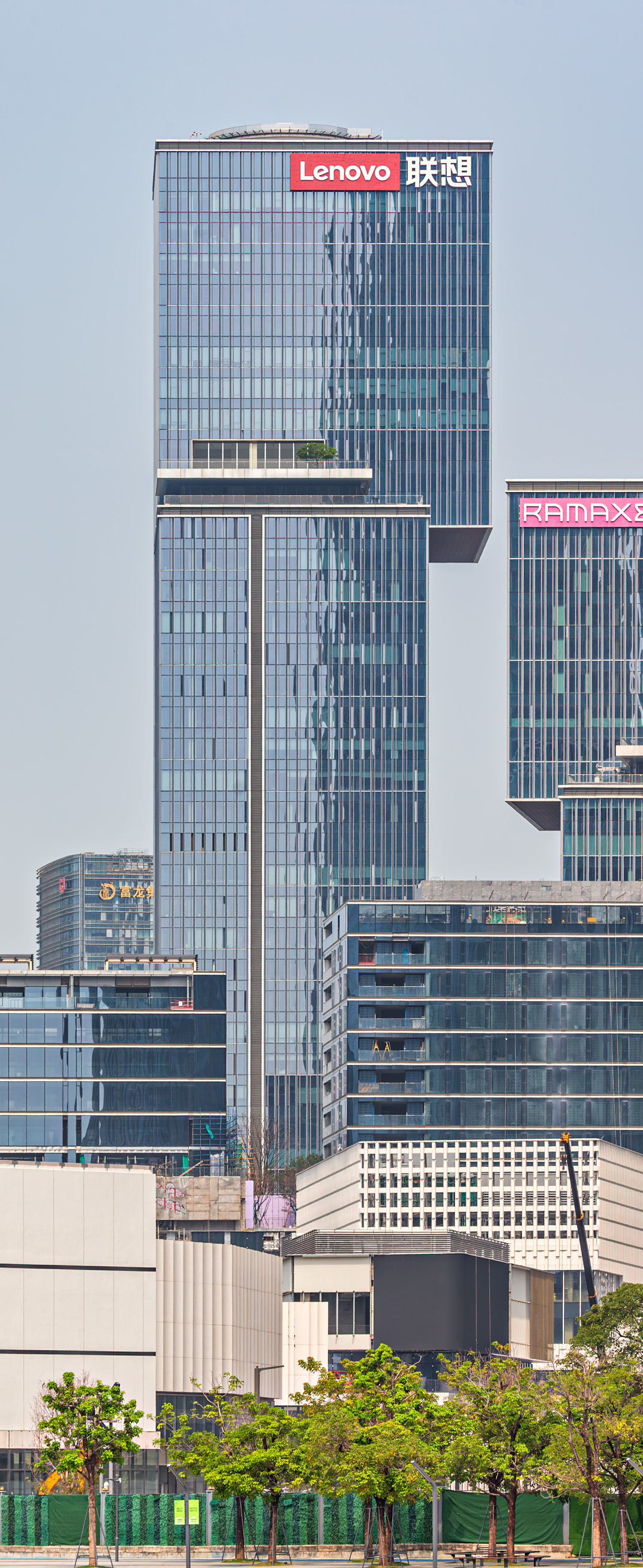 Shenzhen Lenovo Tower 1 - View from the east 