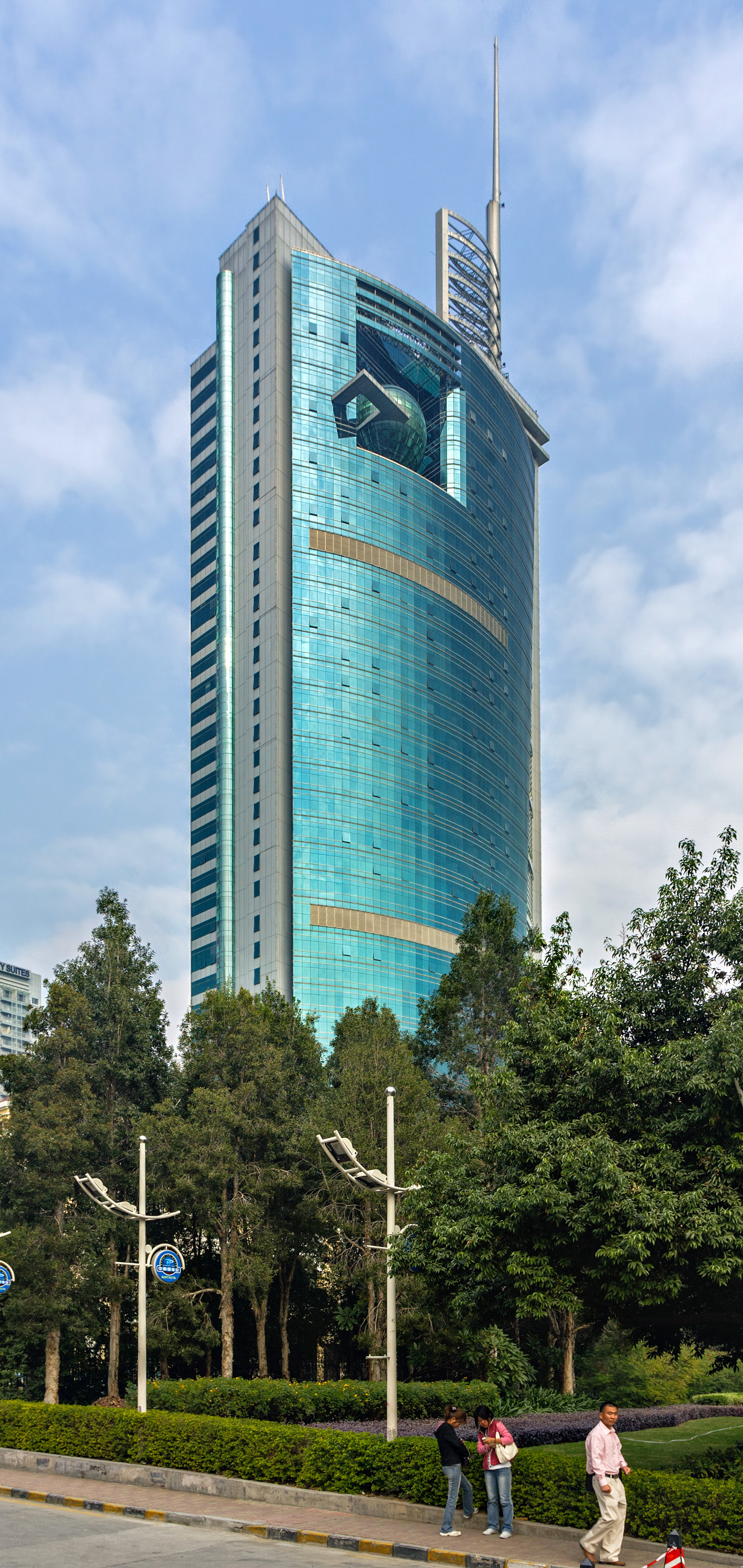 Shenzhen Special Zone Daily Tower - View from the southwest 