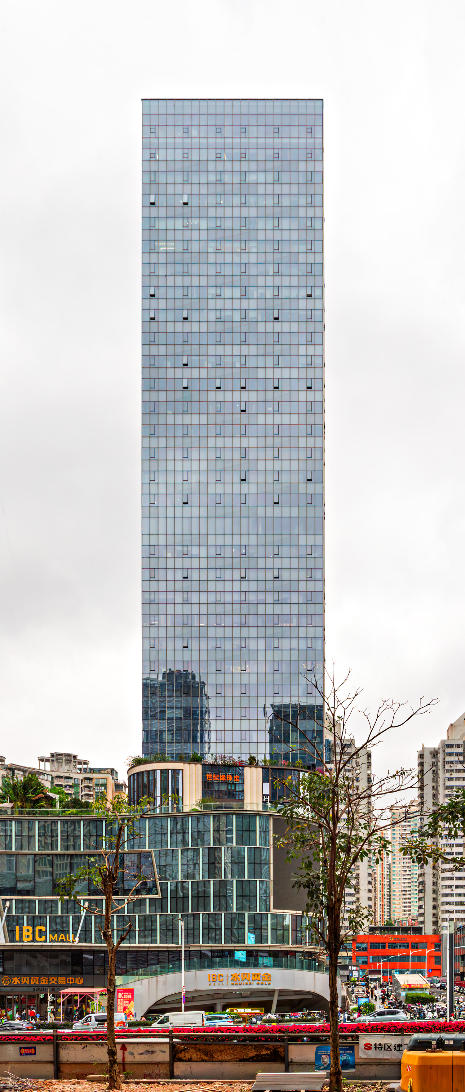 Shuibei Jewelry Headquarters Tower B - View from the south 