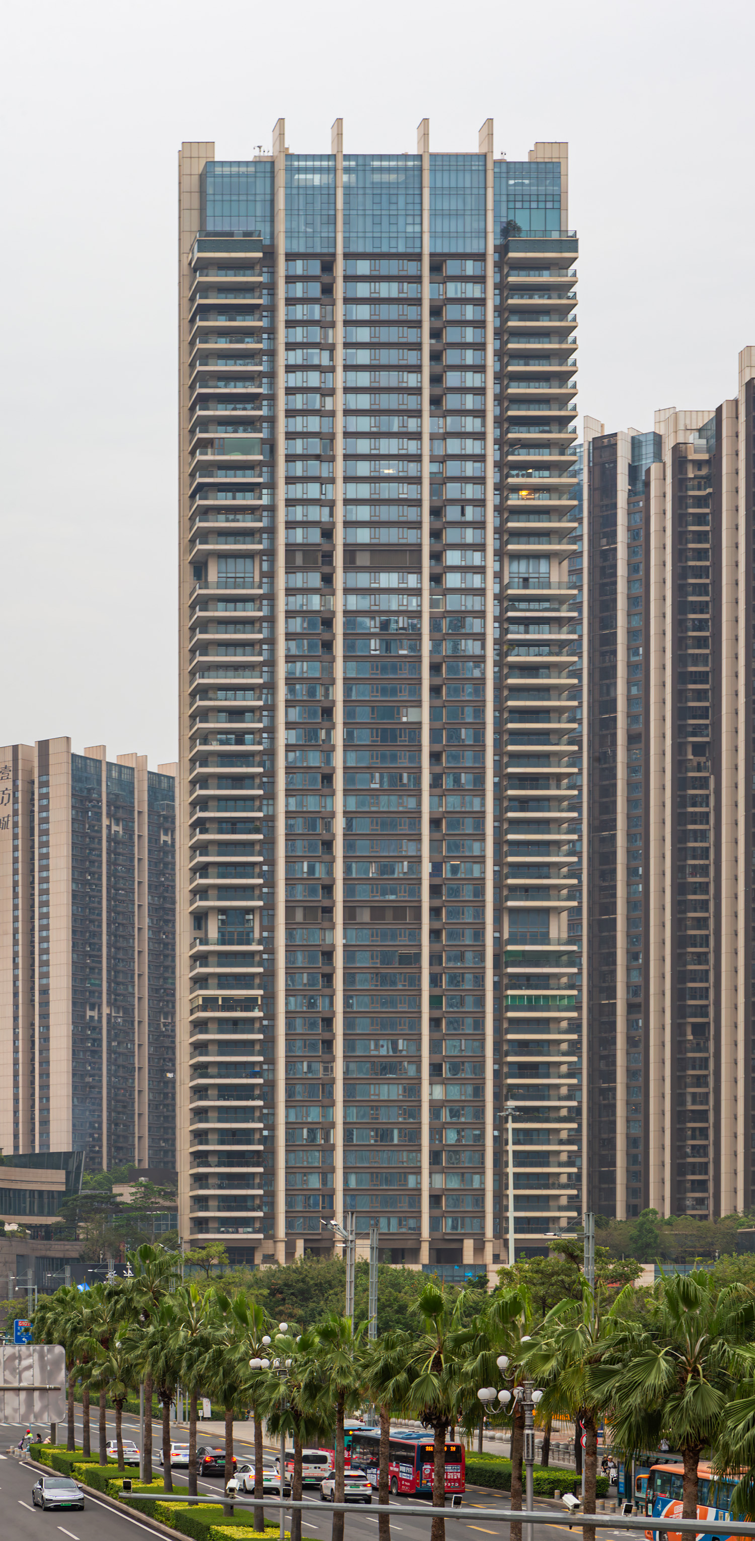 UNI-Center Tower 1 - View from the west 