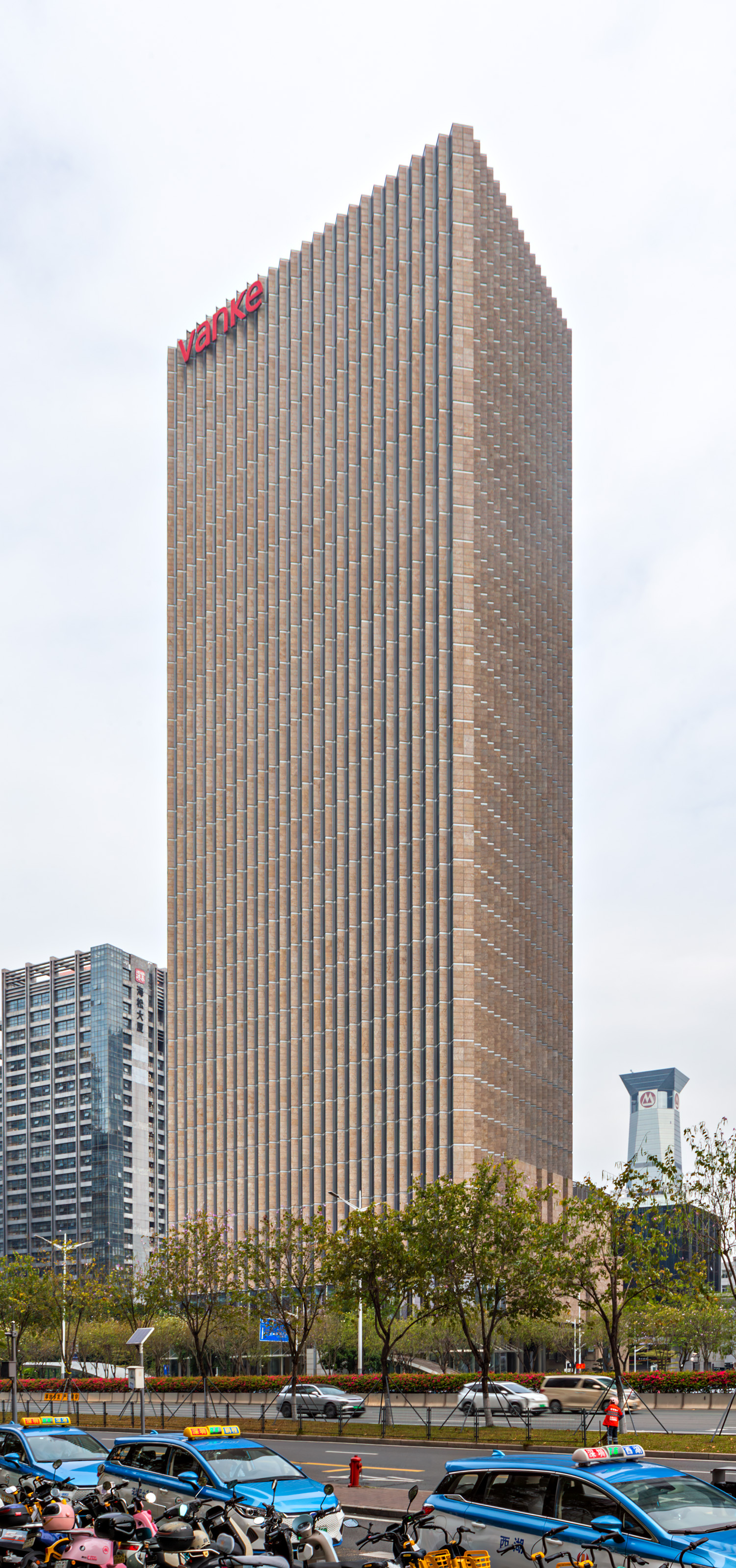 Vanke Jierong Tower - View from the southeast 