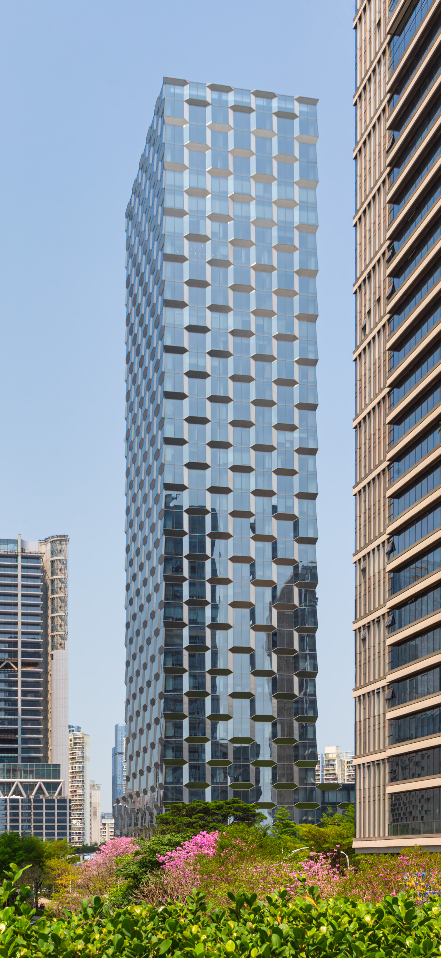 Xizhilang Diamond Tower - View from the east 