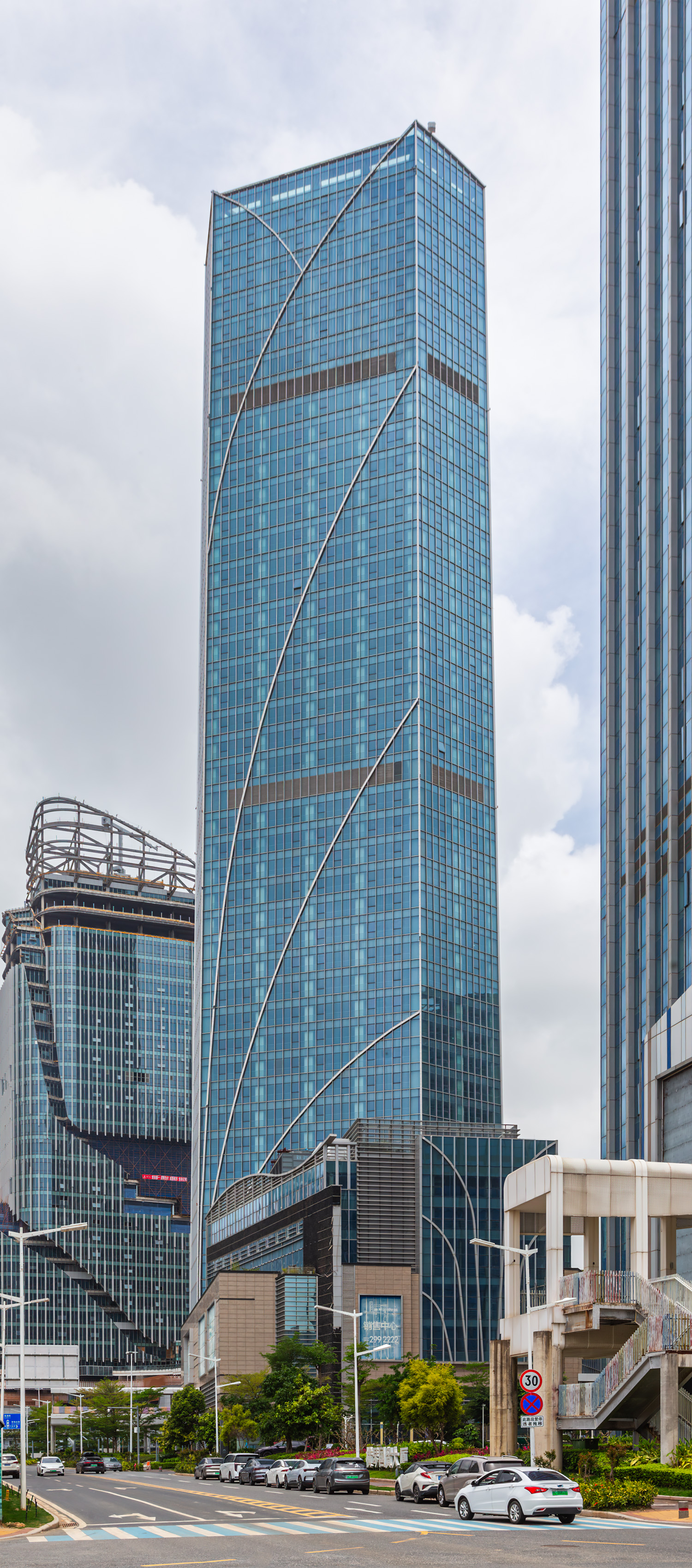 Zhuhai Hengqin Xinqu Ahongda Finance Tower 1 - View from the south&nbsp;