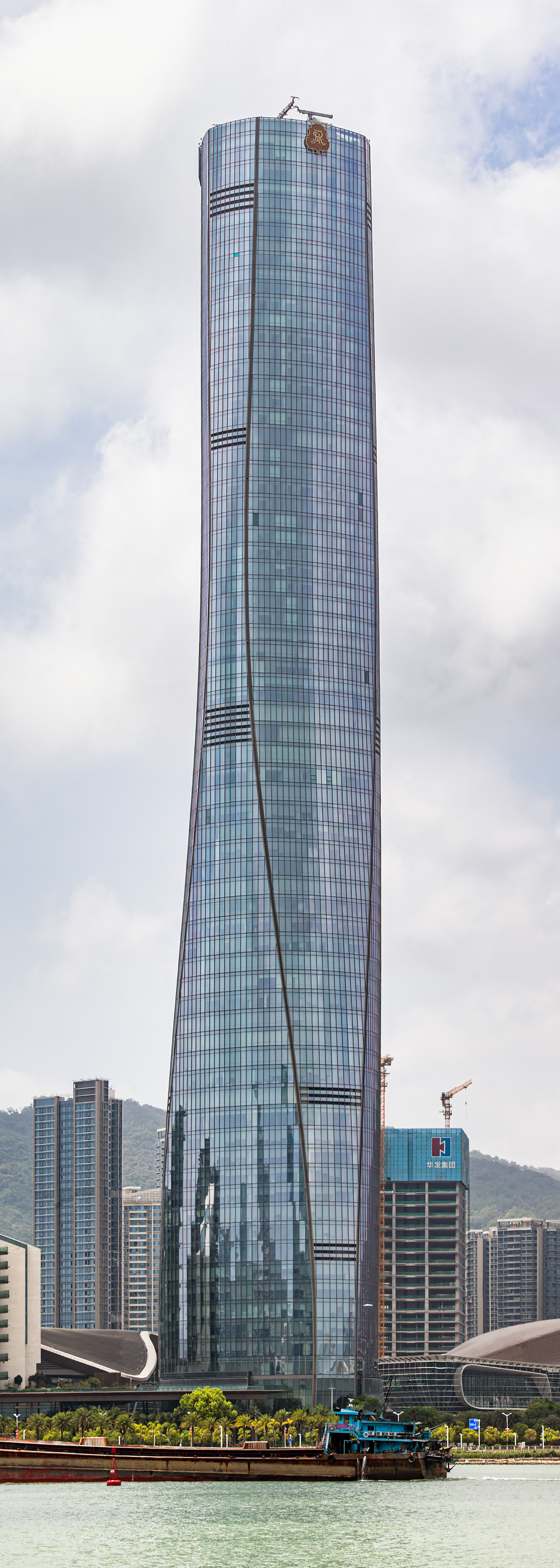Zhuhai Tower - View from the southeast&nbsp;