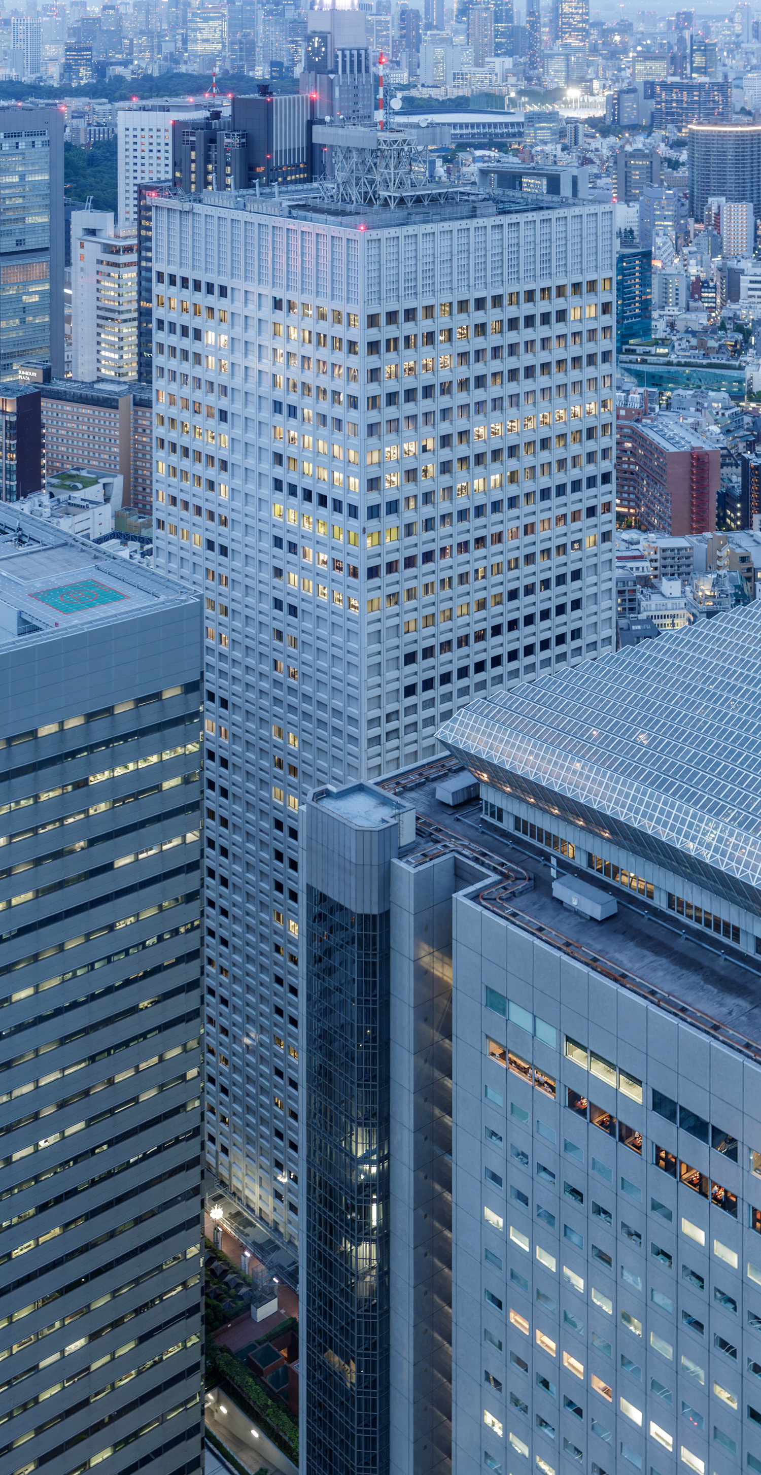 KDDI Building - View from Tokyo Metropolitan Government Building 