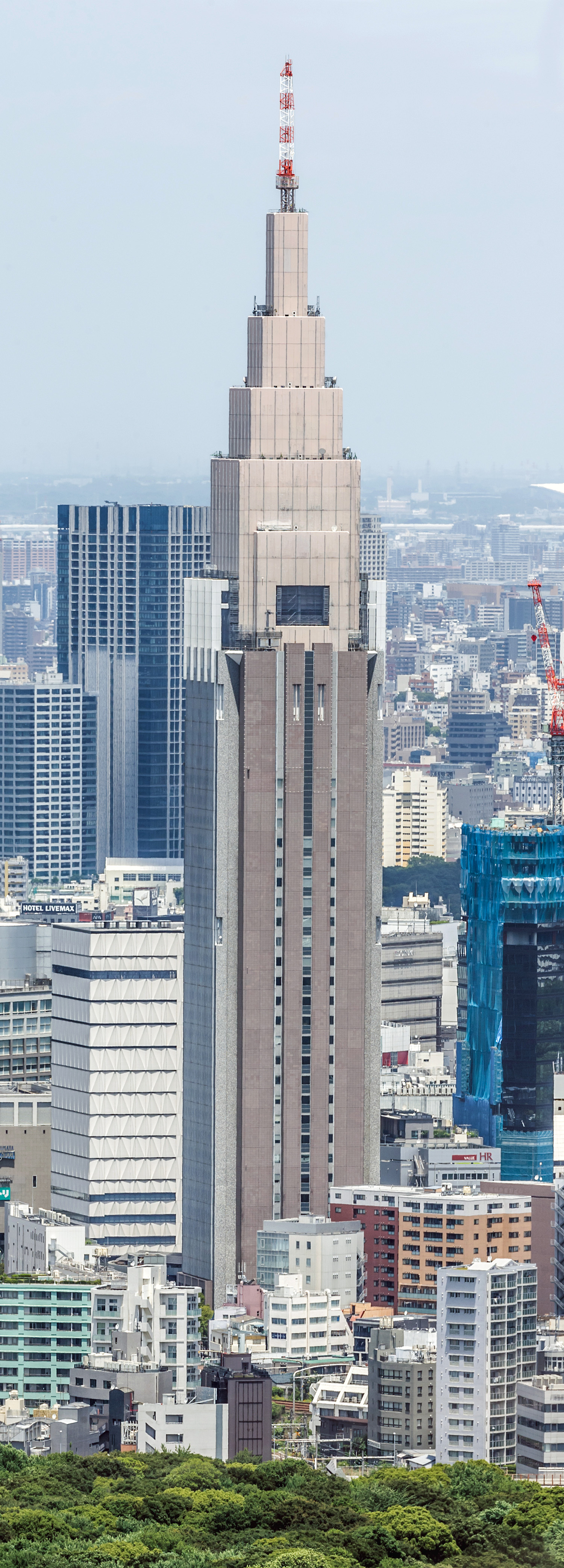 NTT DoCoMo Yoyogi Building - View from Shibuya Scramble Square 