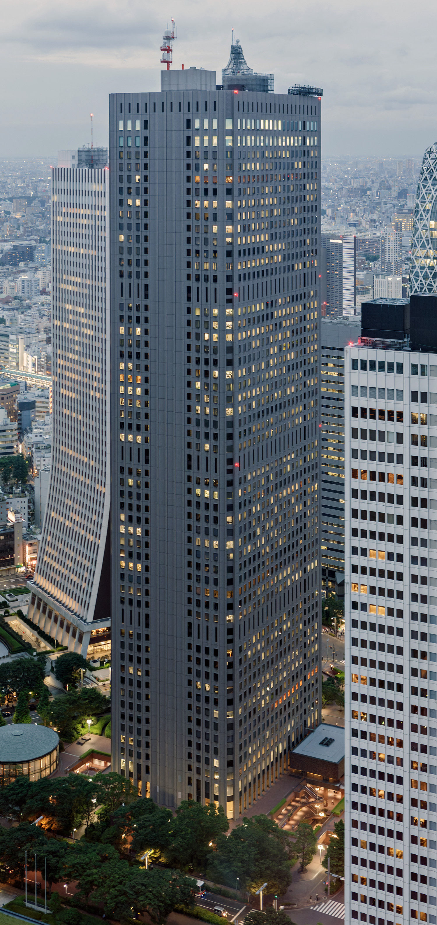 Shinjuku Center Building - View from Tokyo Metropolitan Government Building 