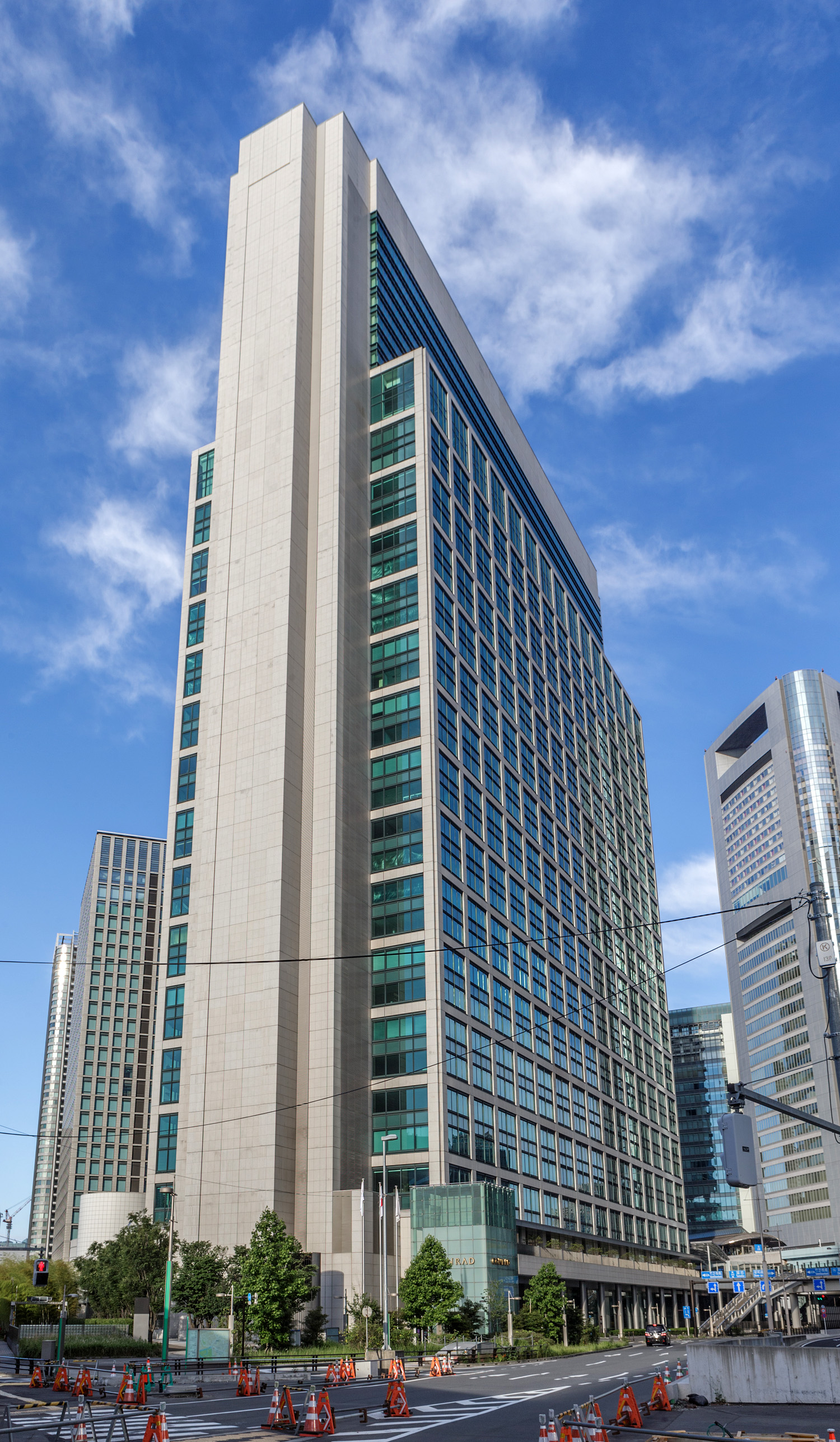 Tokyo Shiodome Building  - View from the northeast 